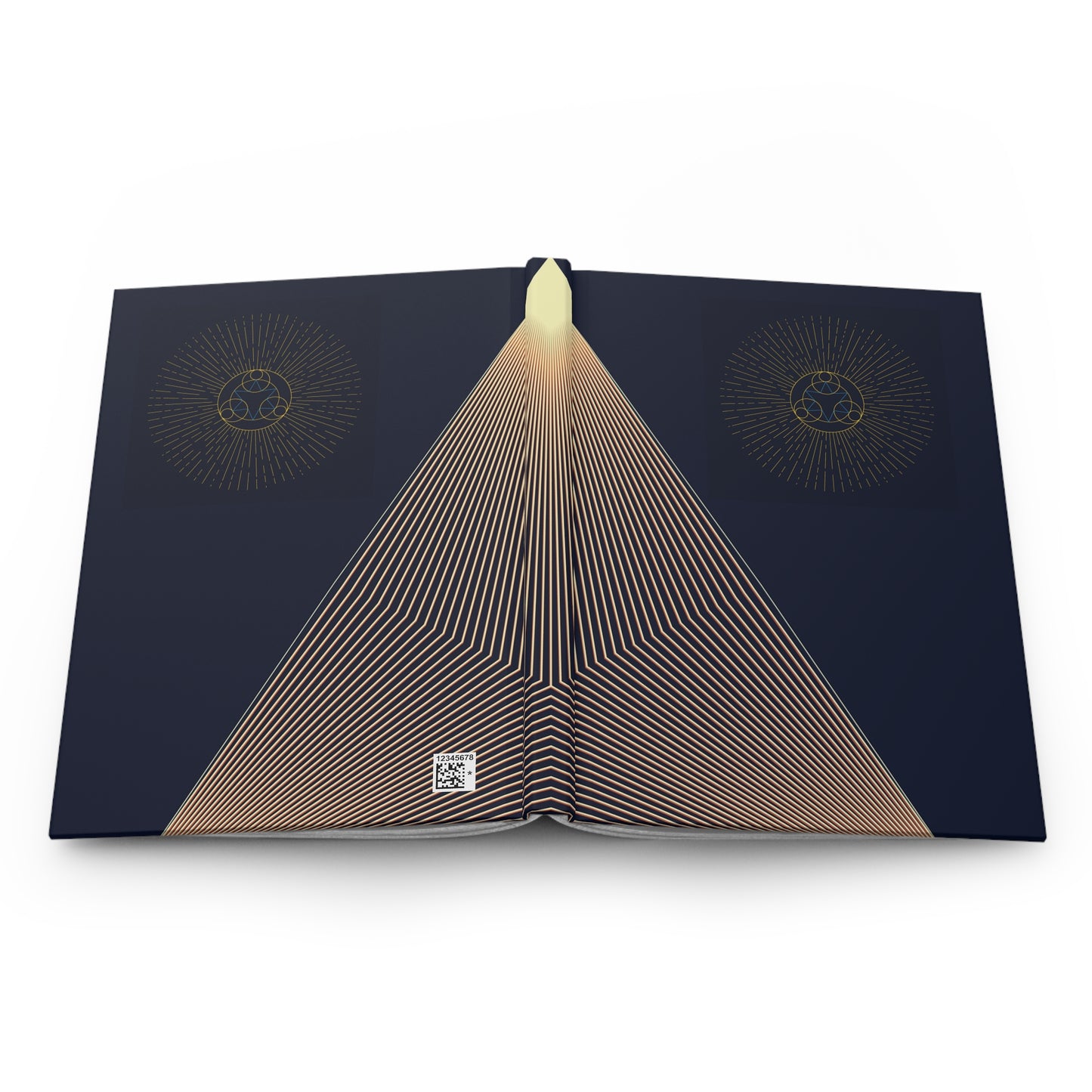 Midnight Geometry Hardcover Journal for Reflection & Planning