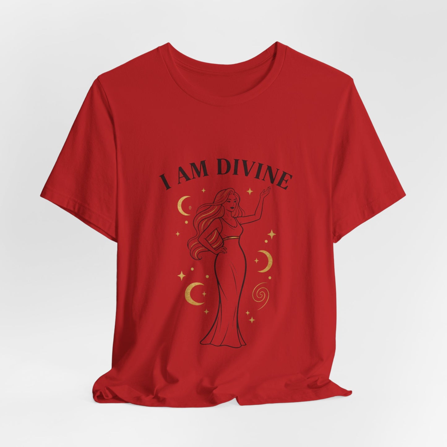 I Am Divine tee | Goddess affirmation shirt, manifest goddess vibe