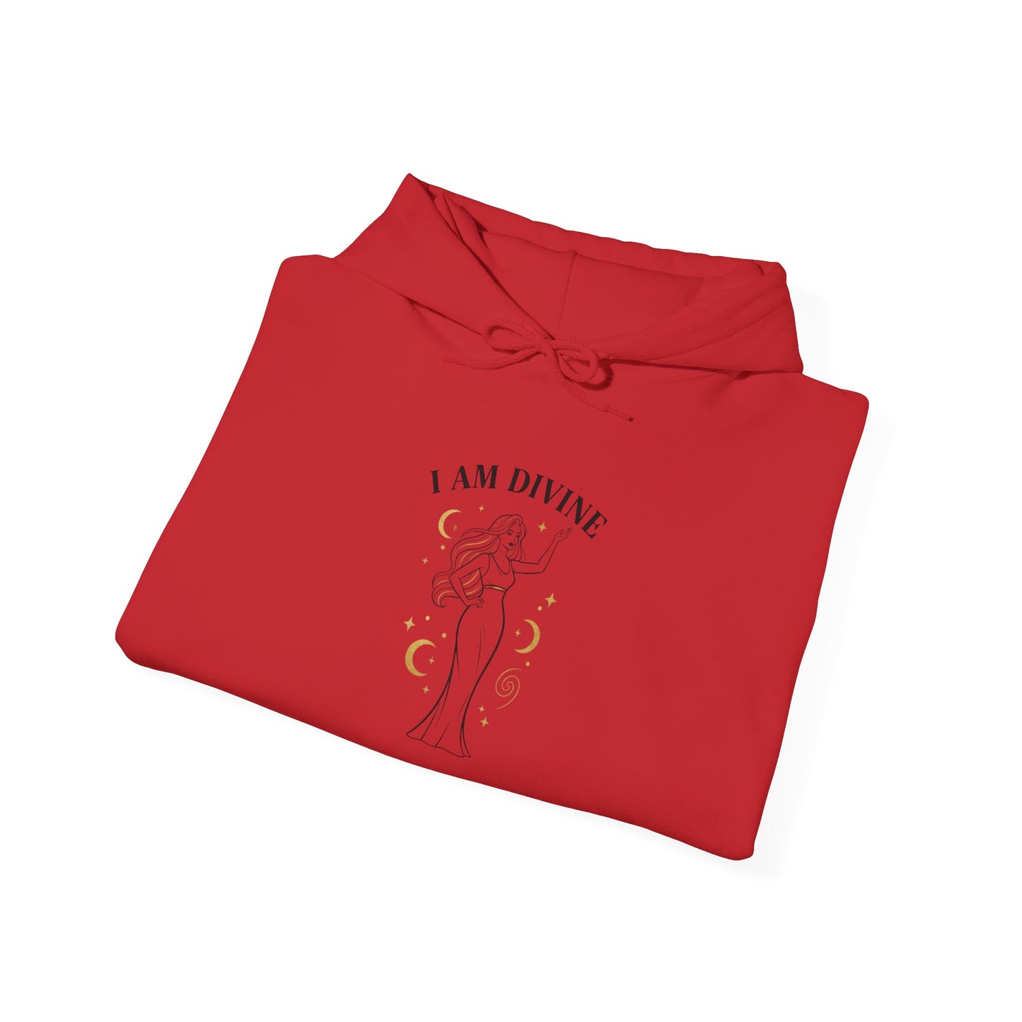 I Am Divine Hoodie | goddess manifest, mythic empowerment