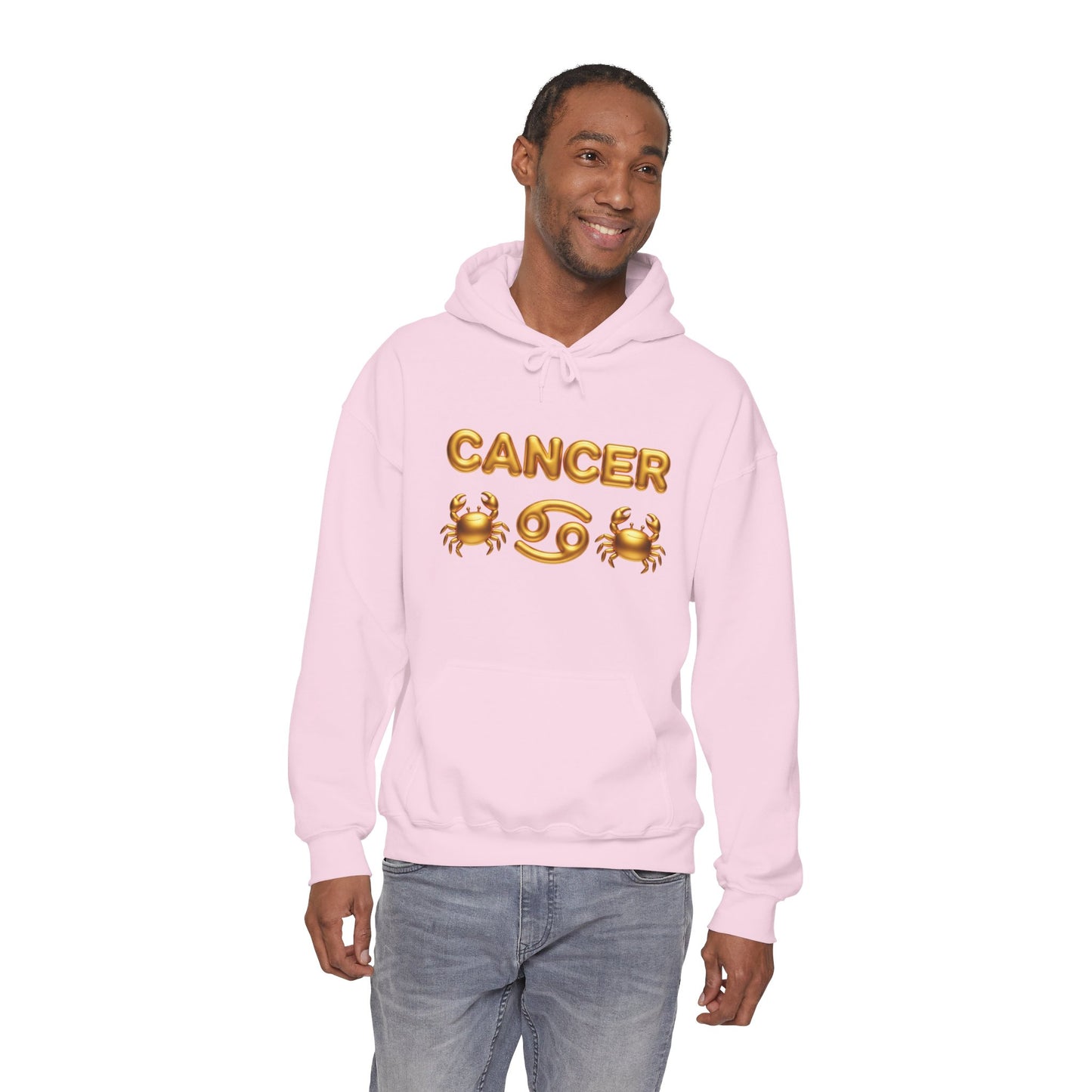Cancer Zodiac Hoodie — Gold Crab Astrology Sweatshirt