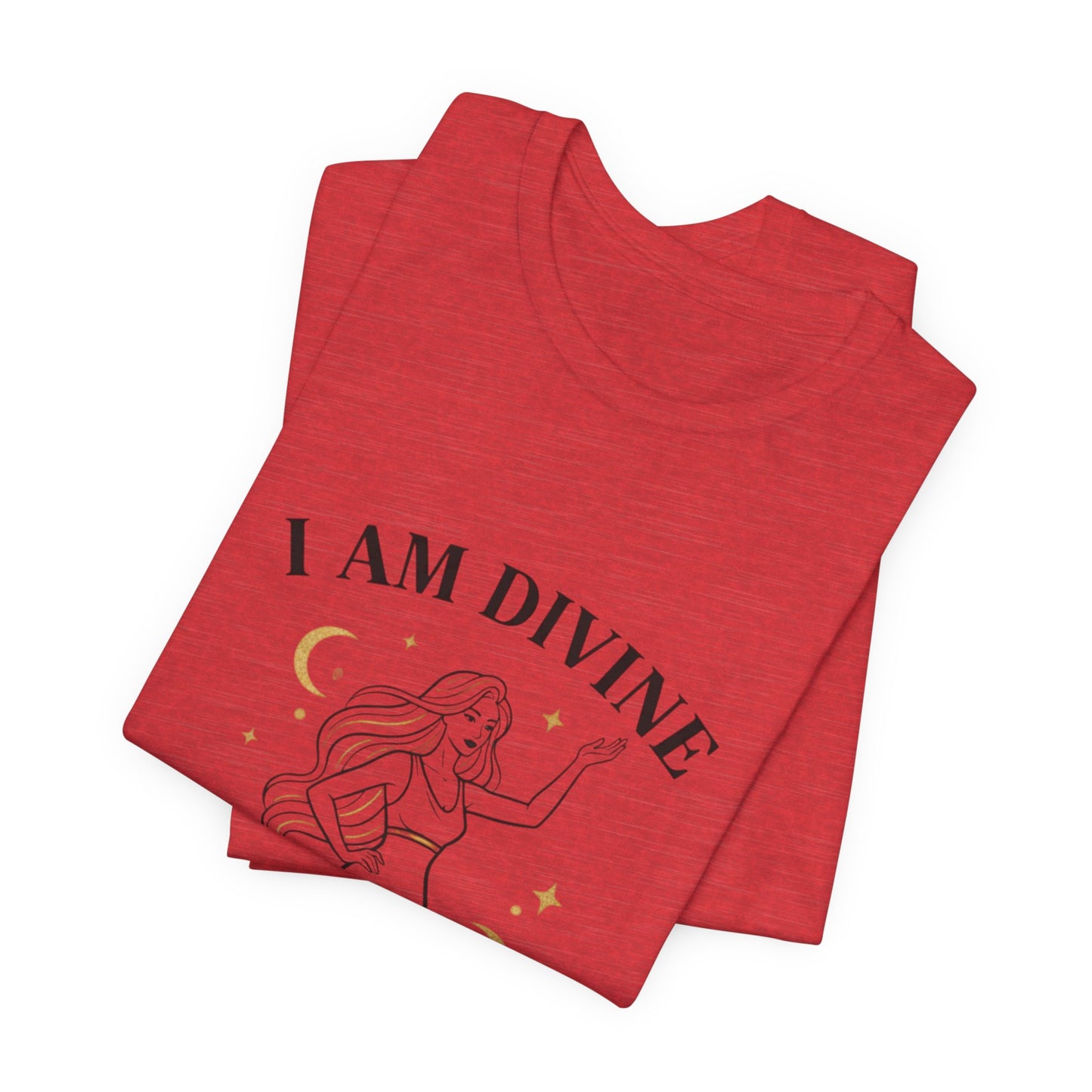 I Am Divine tee | Goddess affirmation shirt, manifest goddess vibe