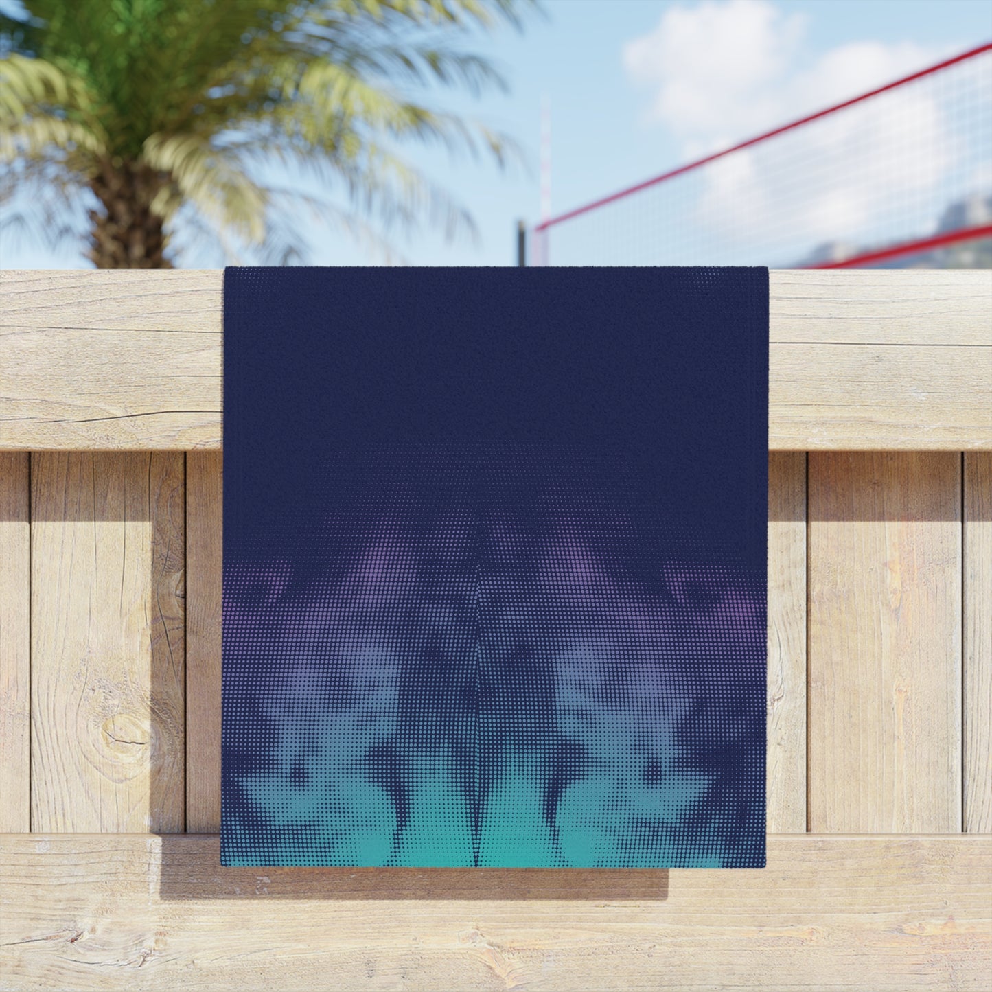 Tie-Dye Ombre Beach Towel