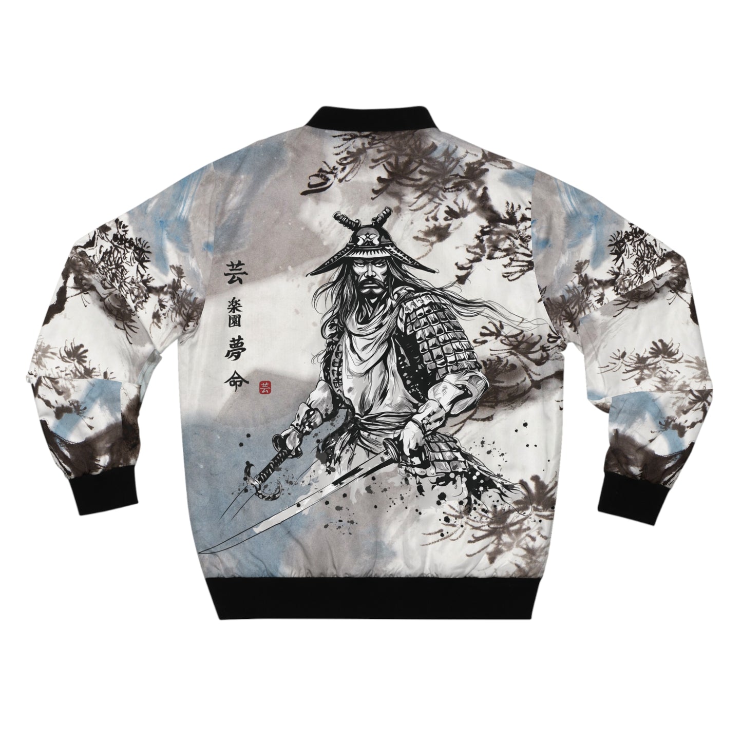 Samurai Sumi-E Bomber Jacket