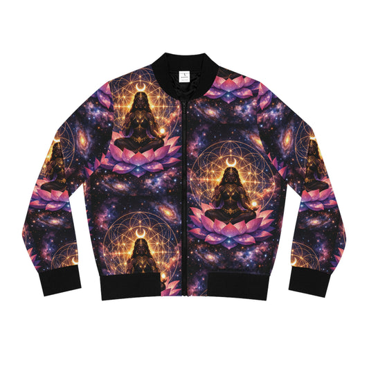 Meditation Lotus Bomber Jacket