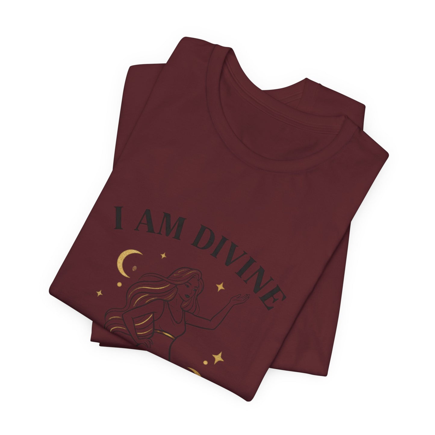 I Am Divine tee | Goddess affirmation shirt, manifest goddess vibe