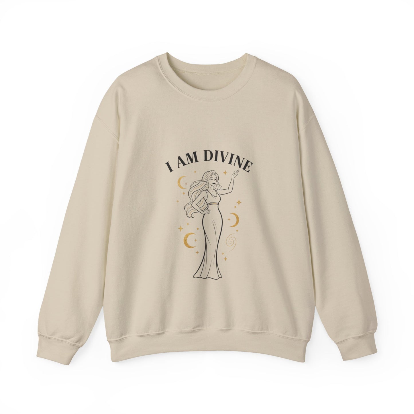 I Am Divine Goddess Sweatshirt | manifest goddess, feminine empowerment