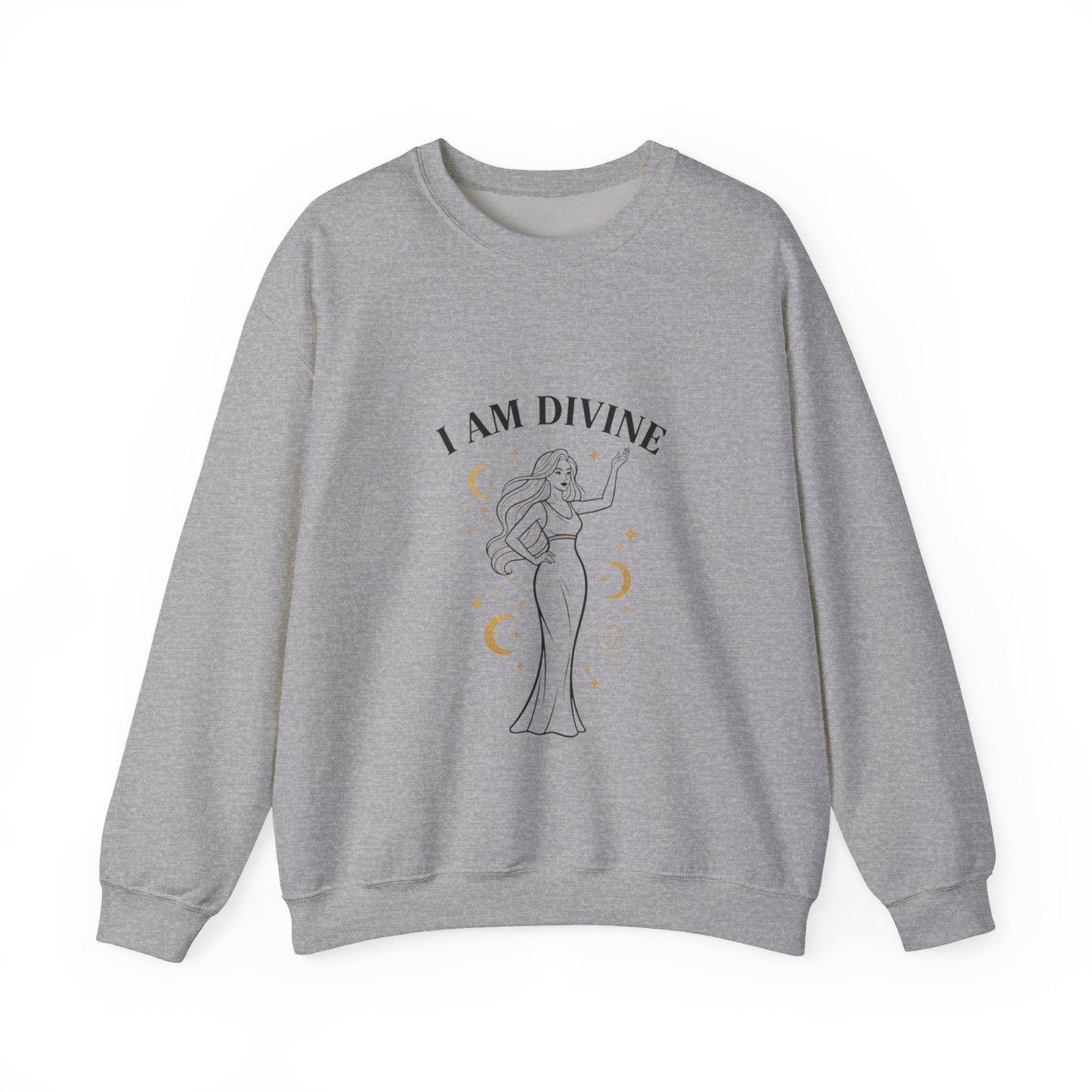 I Am Divine Goddess Sweatshirt | manifest goddess, feminine empowerment
