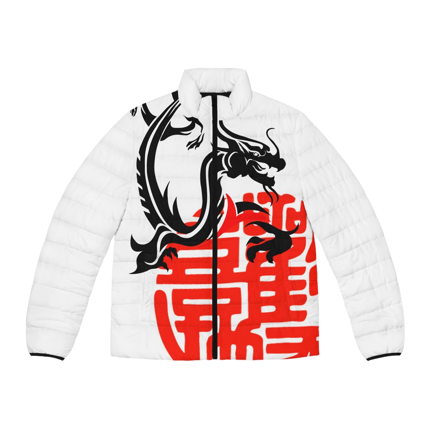Red Dragon Puffer Jacket