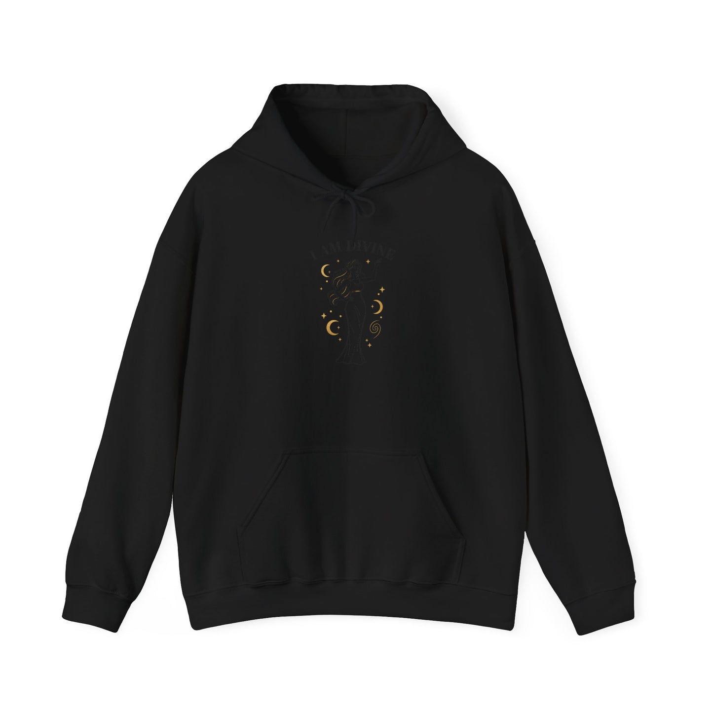 I Am Divine Hoodie | goddess manifest, mythic empowerment