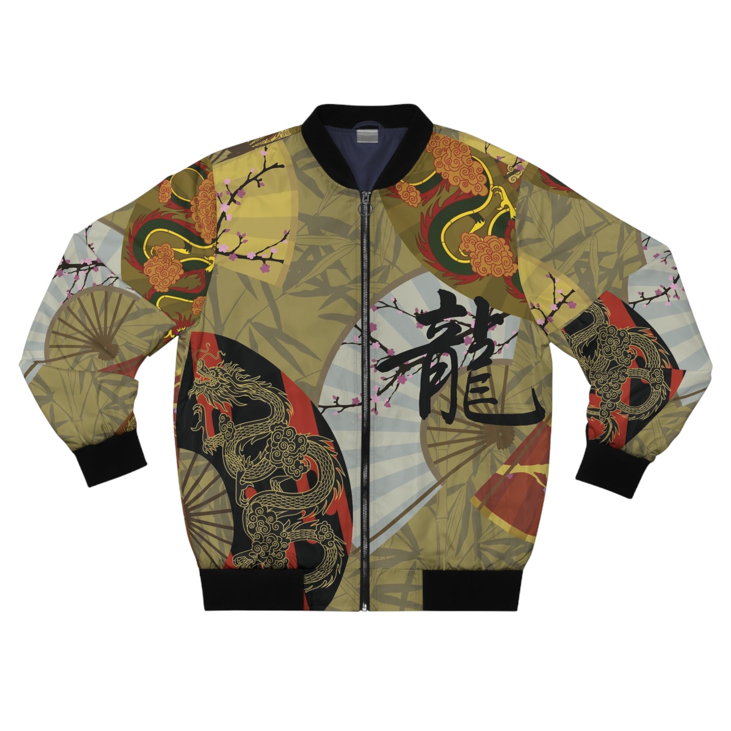 MENS Dragon Kanji Bomber Jacket