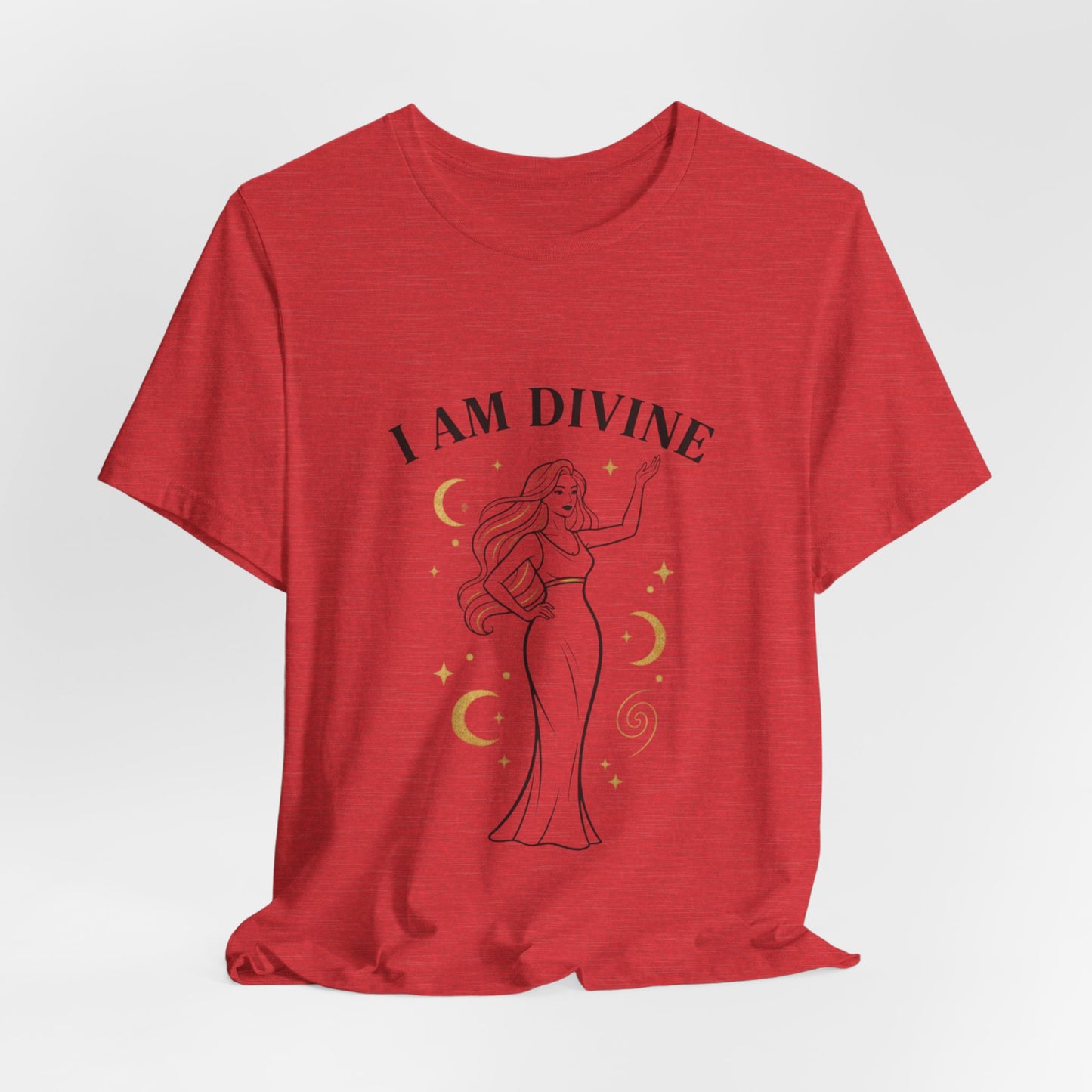 I Am Divine tee | Goddess affirmation shirt, manifest goddess vibe