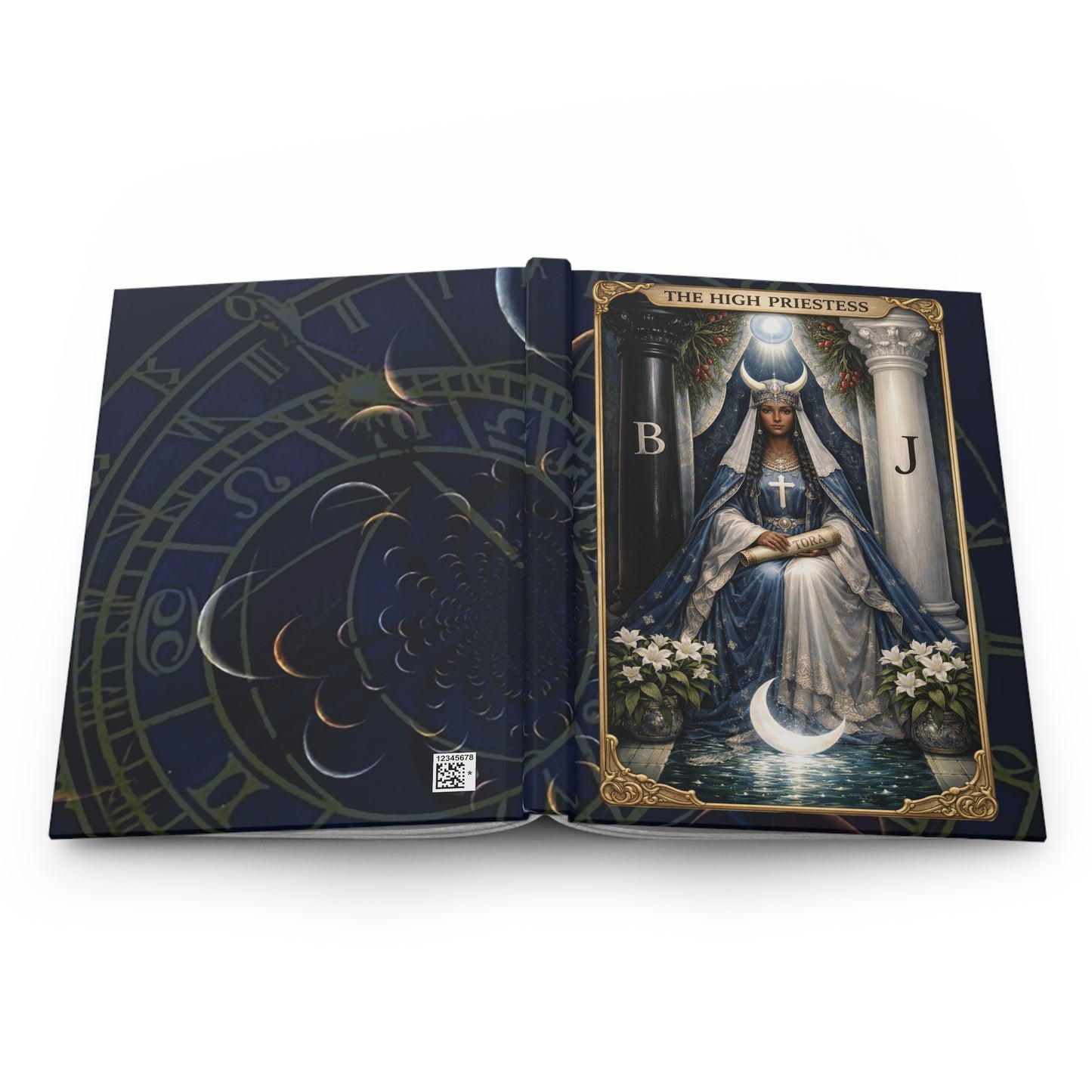 High Priestess Tarot Hardcover Journal