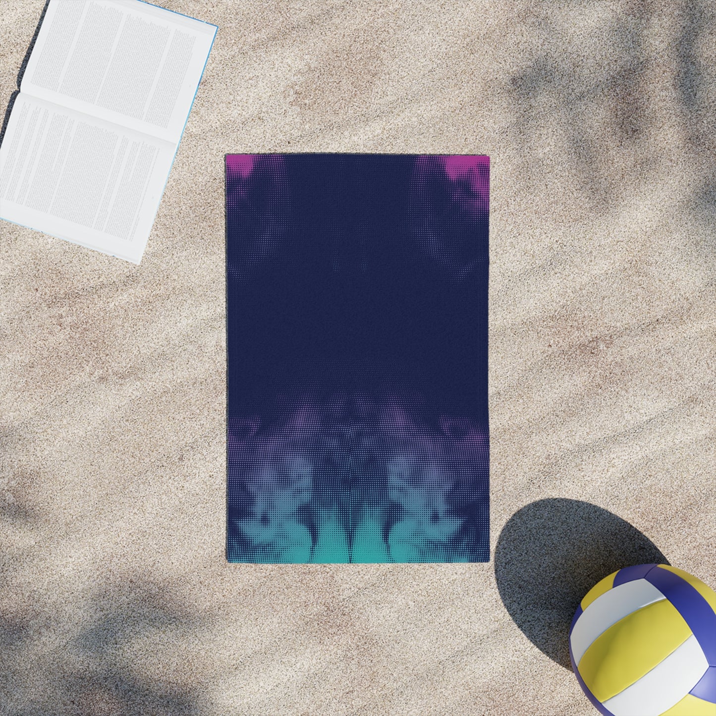 Tie-Dye Ombre Beach Towel