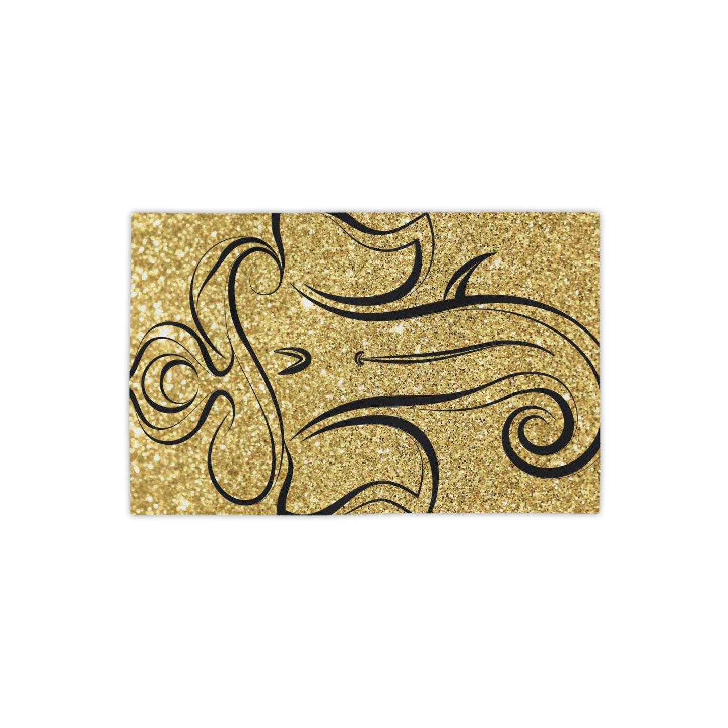Gold Ganesha Beach Towel