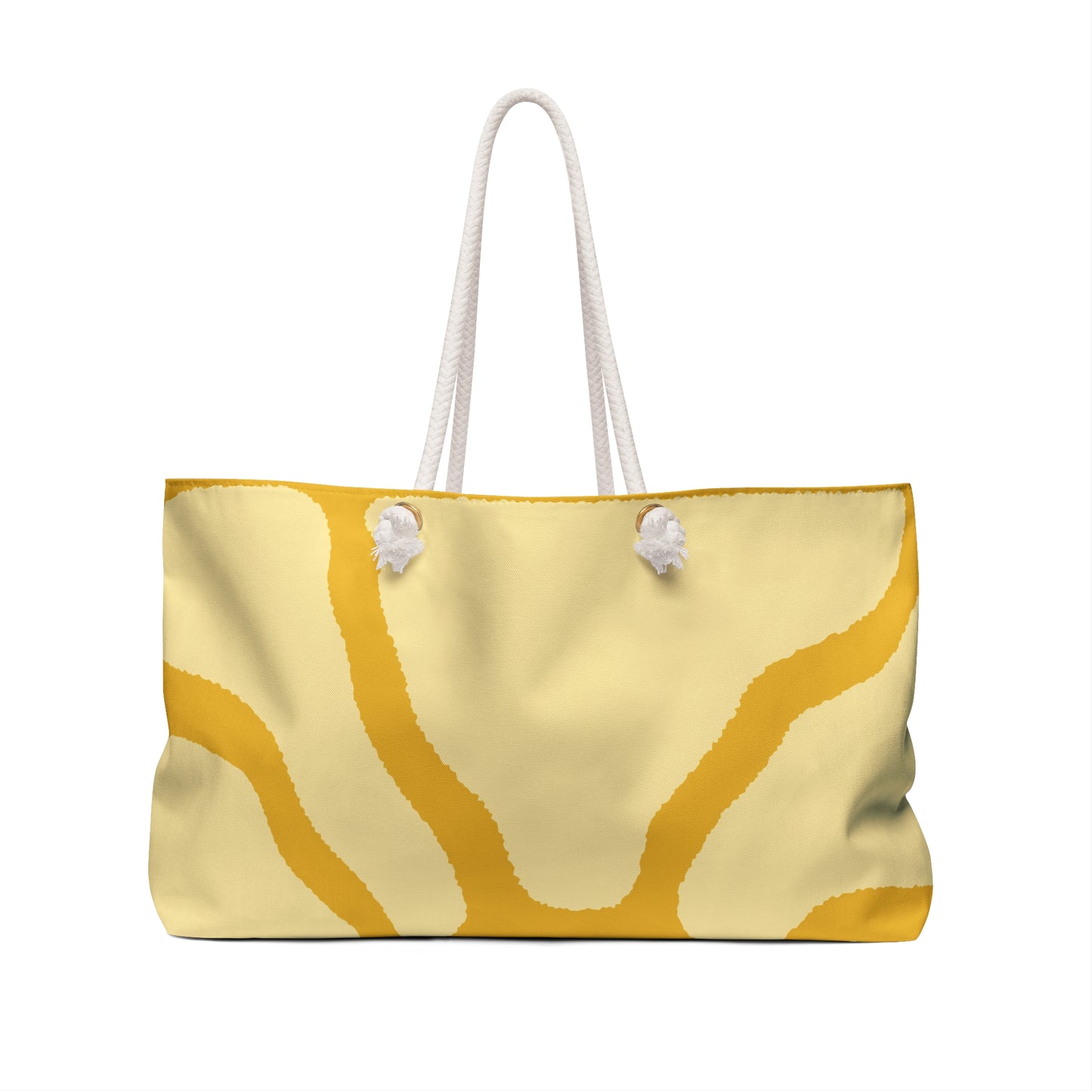 A.F.R.E.A.K.A Logo Sunburst Weekender Bag-YELLOW