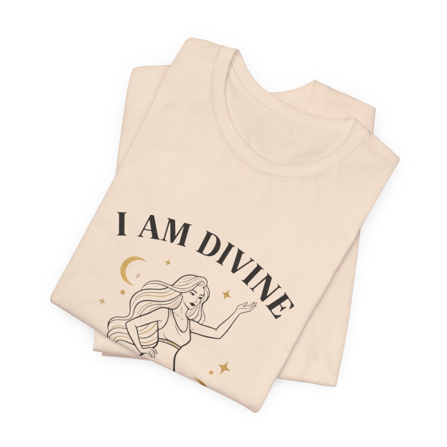 I Am Divine tee | Goddess affirmation shirt, manifest goddess vibe