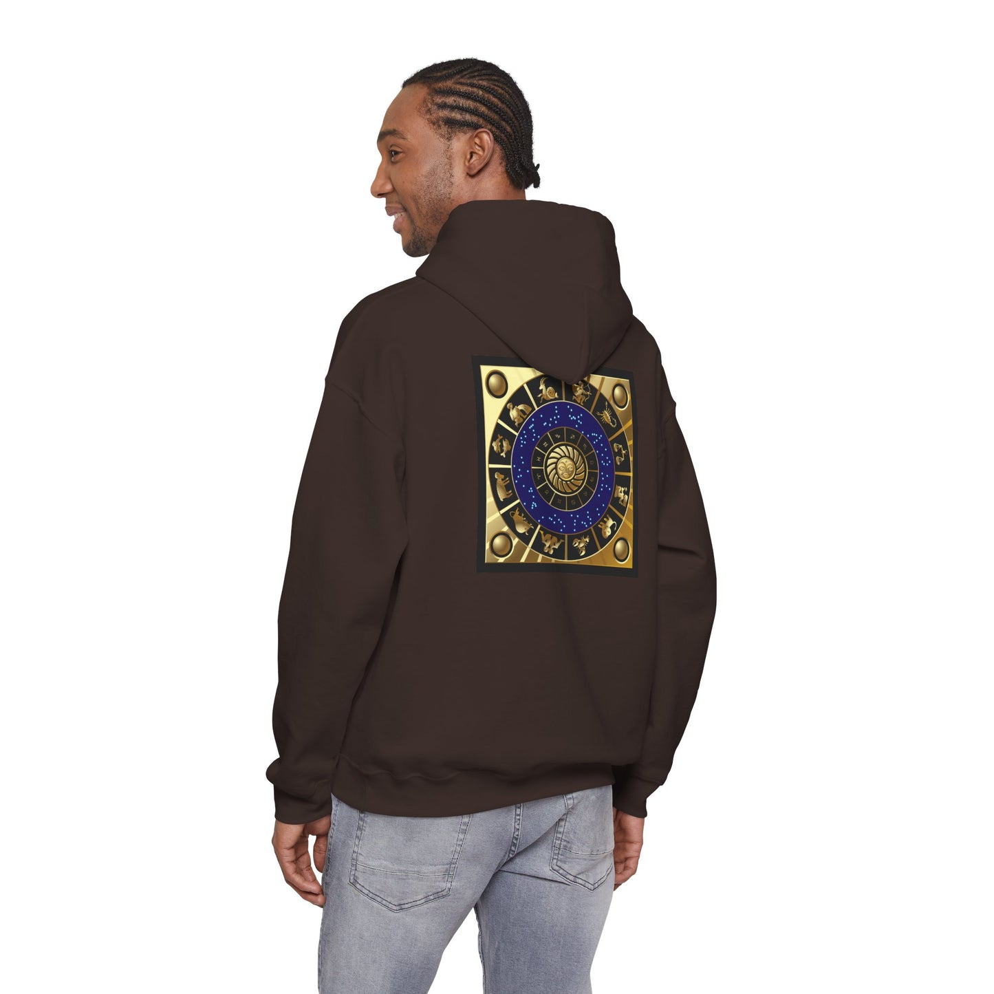 Pisces Zodiac Hoodie — Gold Astrological Sign Sweatshirt