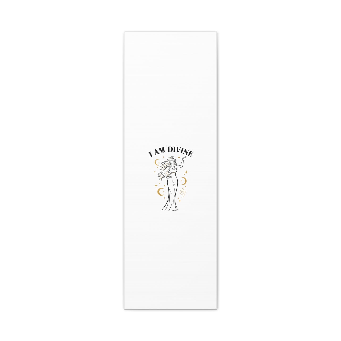 I Am Divine goddess art print | Matte Canvas wall art, manifestation decor