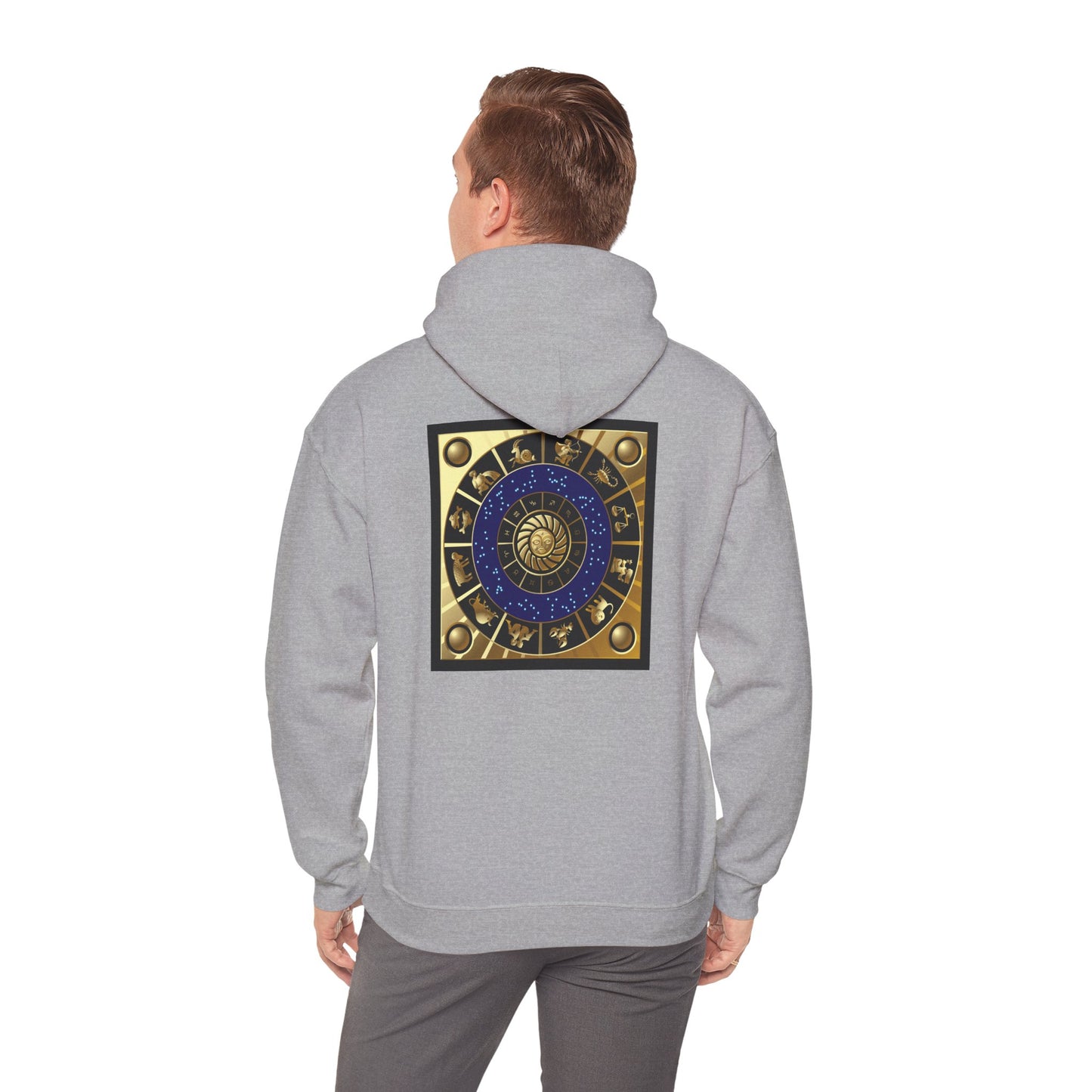 Capricorn Gold Zodiac Hoodie — Astrological Horoscope Sweatshirt