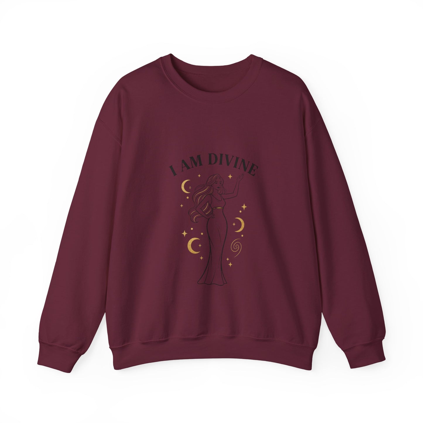 I Am Divine Goddess Sweatshirt | manifest goddess, feminine empowerment