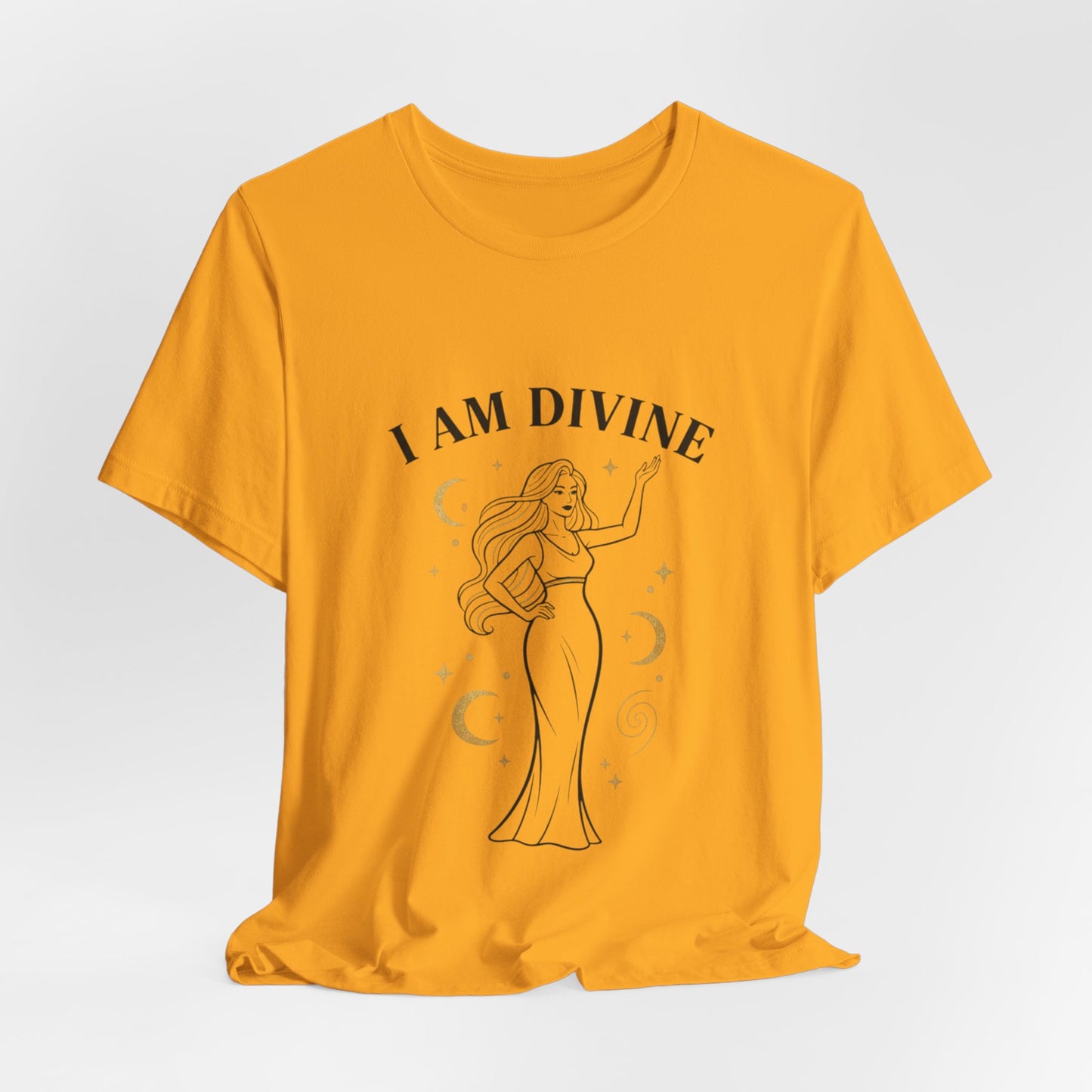 I Am Divine tee | Goddess affirmation shirt, manifest goddess vibe