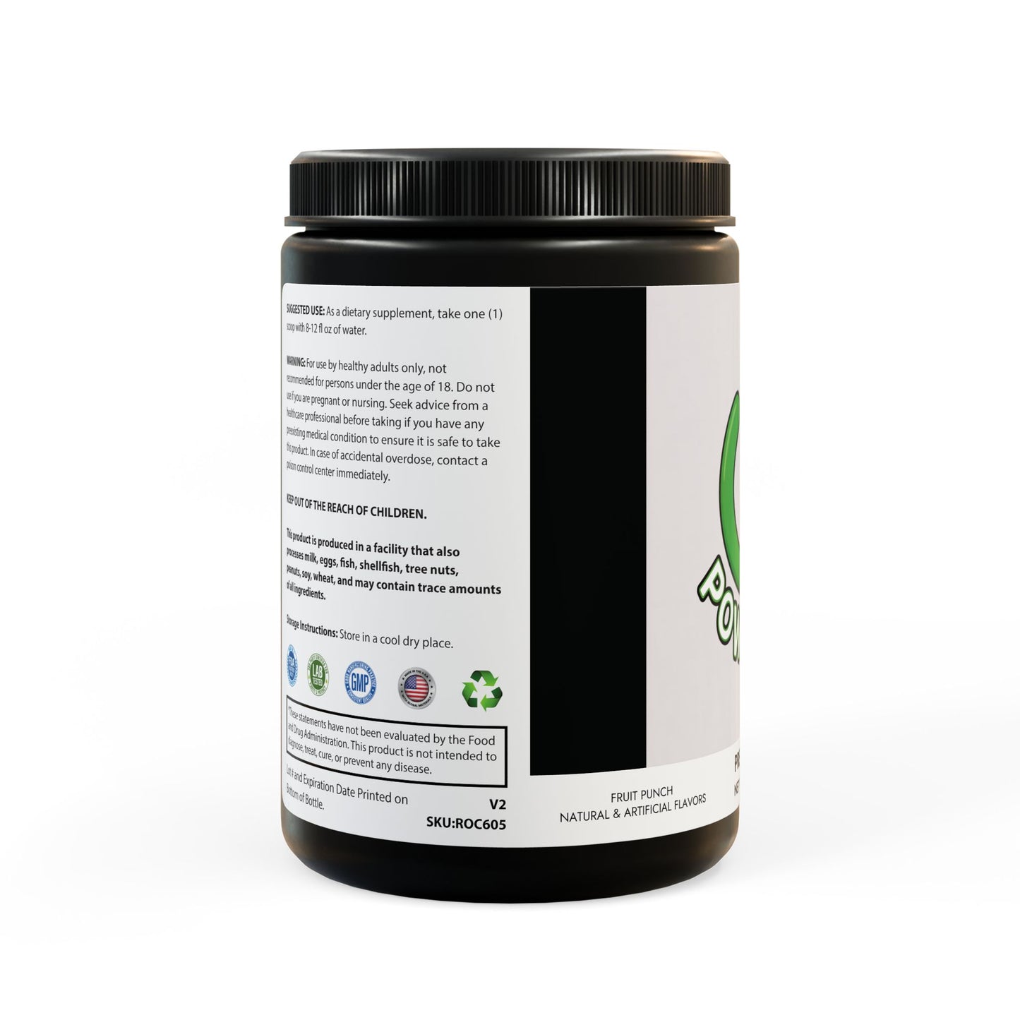 Pre-Workout Supplement, Fruit Punch (204g, 7.1oz)