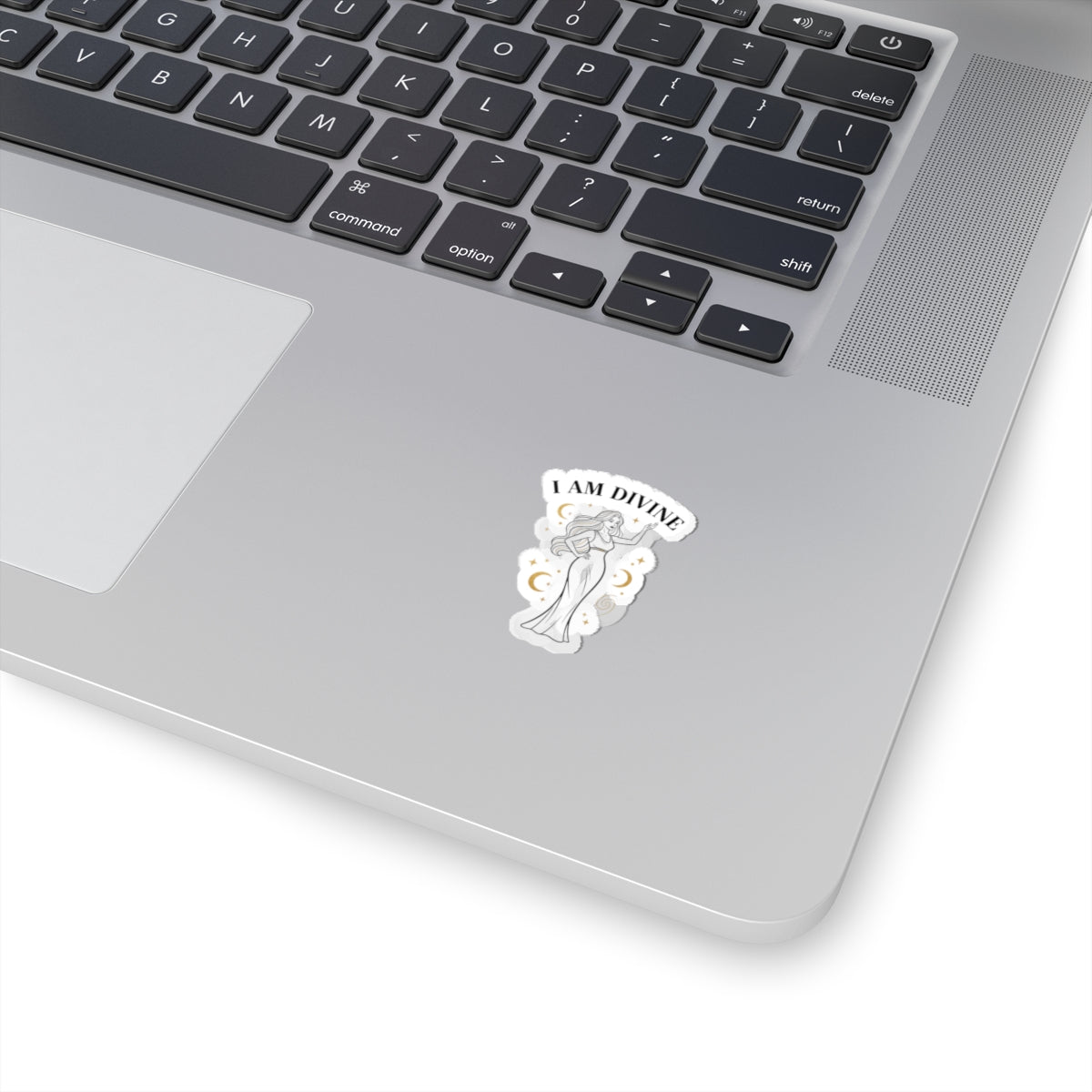 I Am Divine Sticker | goddess manifest, feminine empowerment