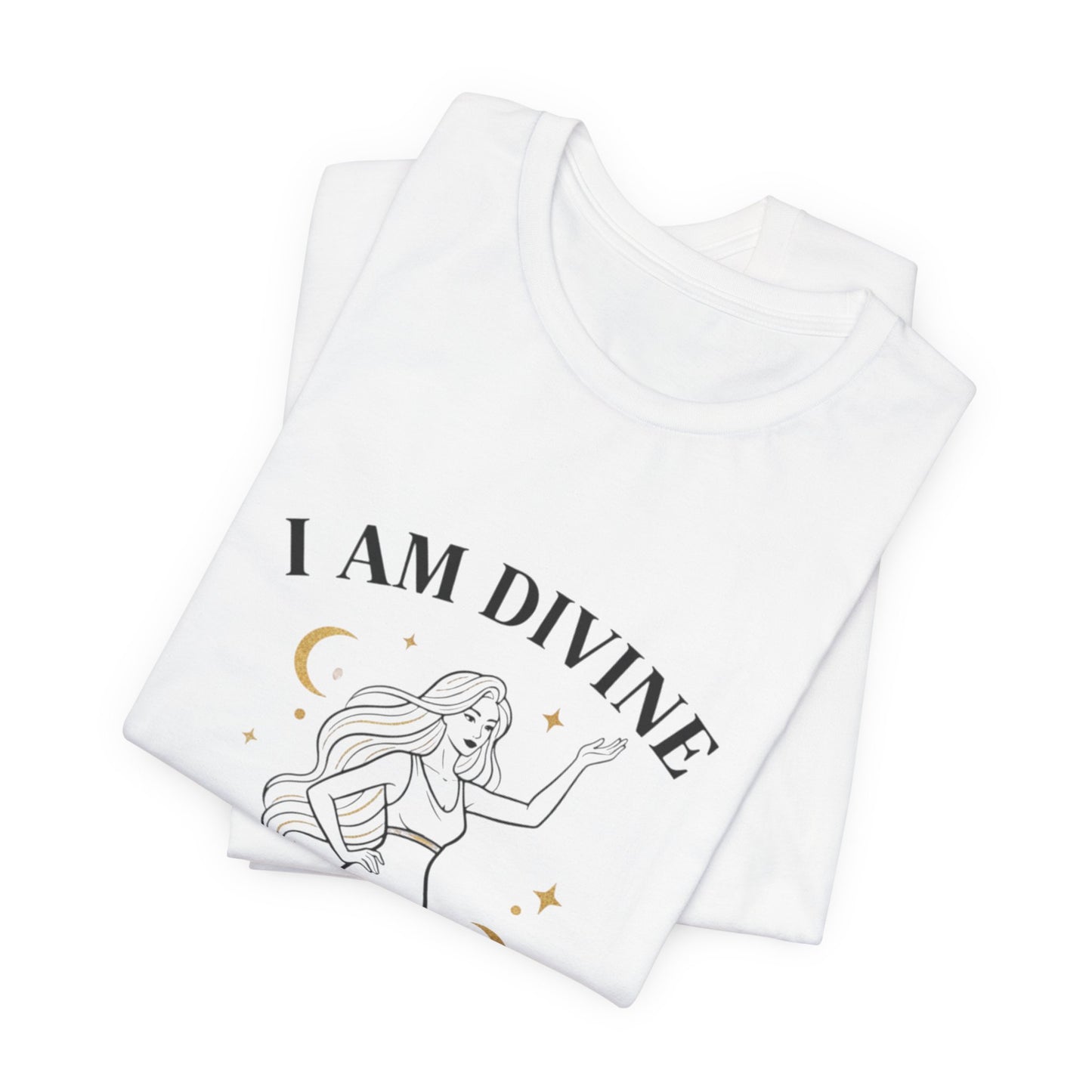 I Am Divine tee | Goddess affirmation shirt, manifest goddess vibe