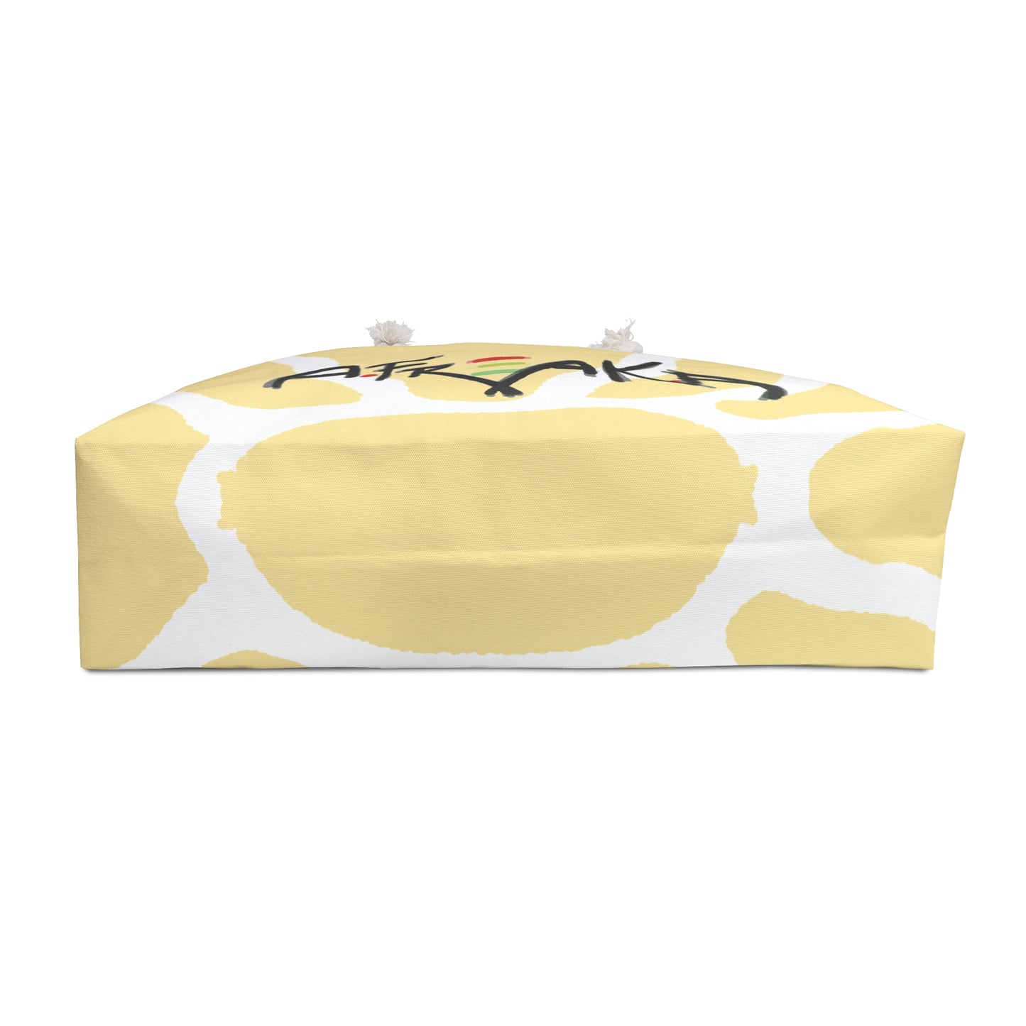 A.F.R.E.A.K.A Logo Sunburst Weekender Bag-WHITE