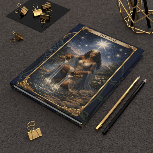 The Star Tarot Hardcover Journal for Tarot, Astrology & Reflection