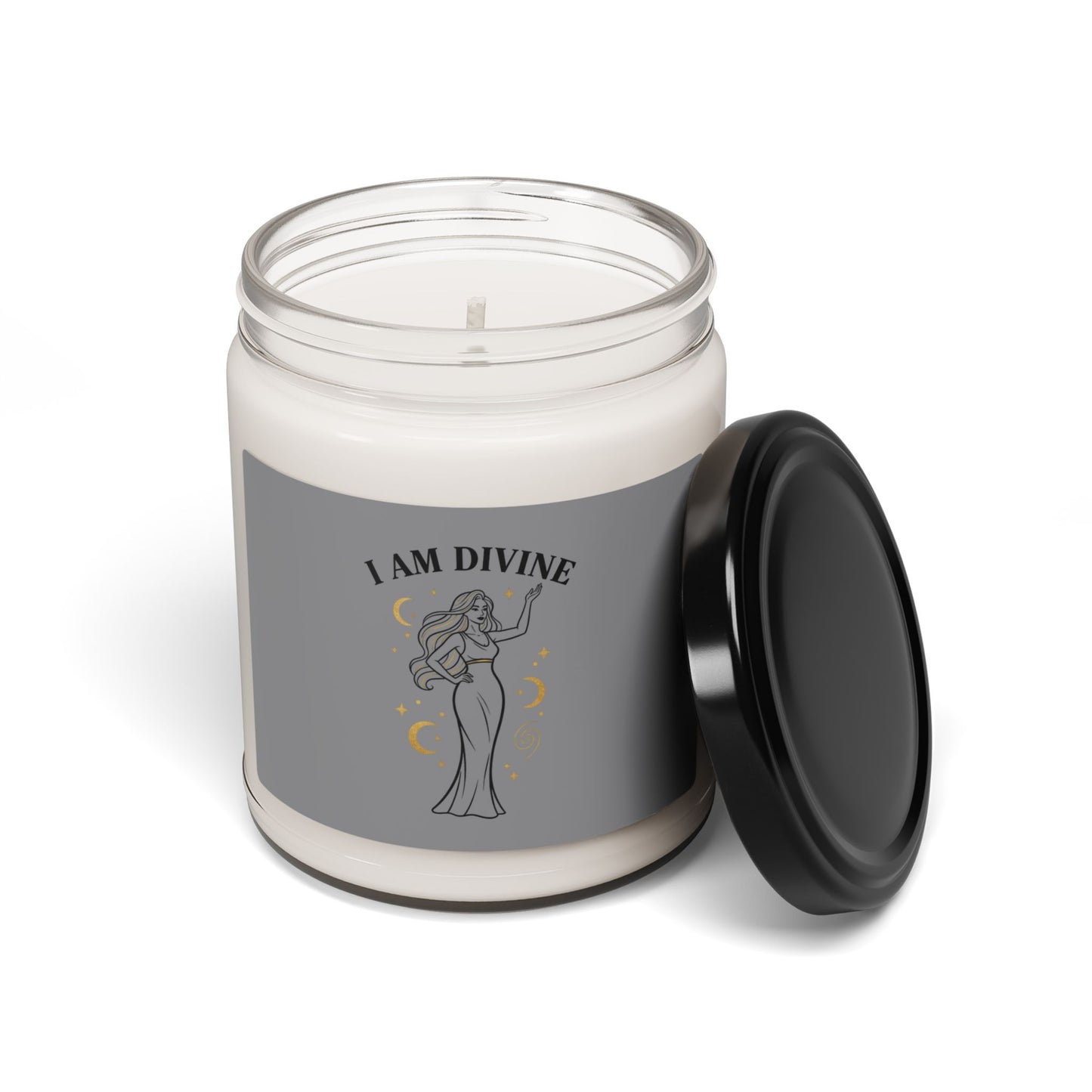 I Am Divine Candle, Soy Candle | Goddess Complex, Manifest Goddess