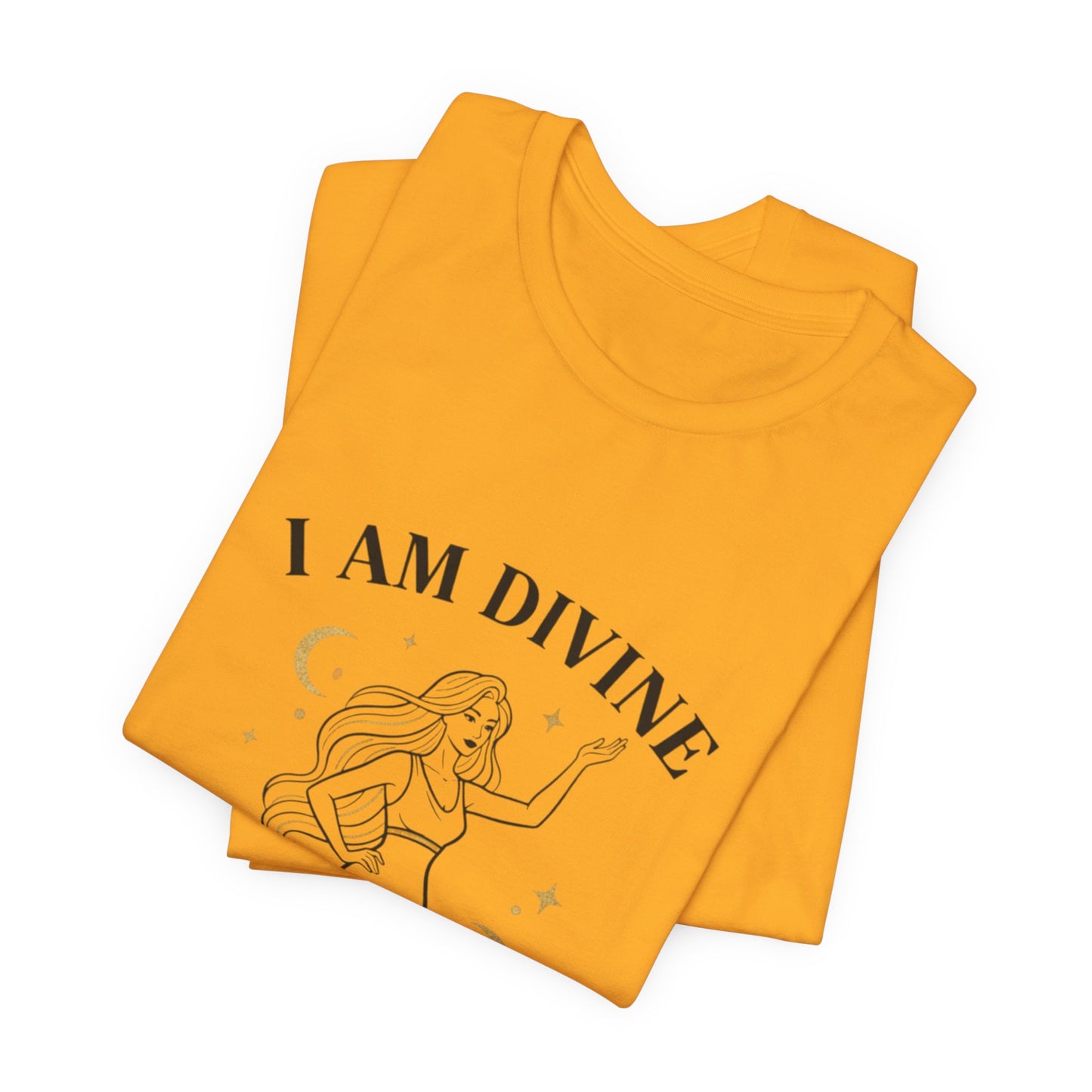 I Am Divine tee | Goddess affirmation shirt, manifest goddess vibe