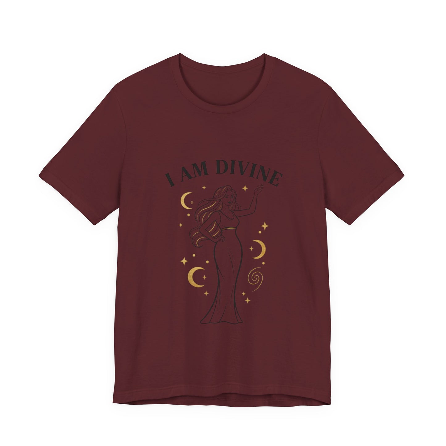 I Am Divine tee | Goddess affirmation shirt, manifest goddess vibe