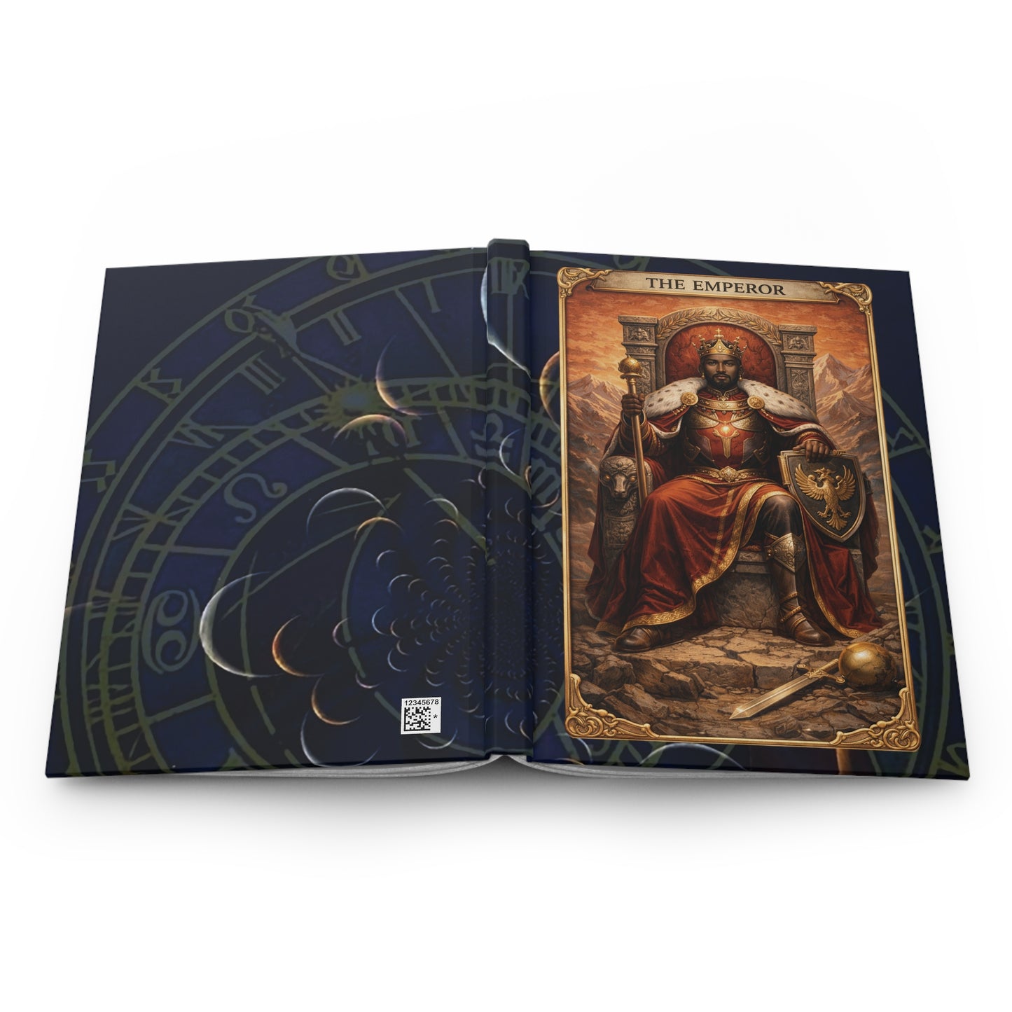 Emperor Tarot Hardcover Journal