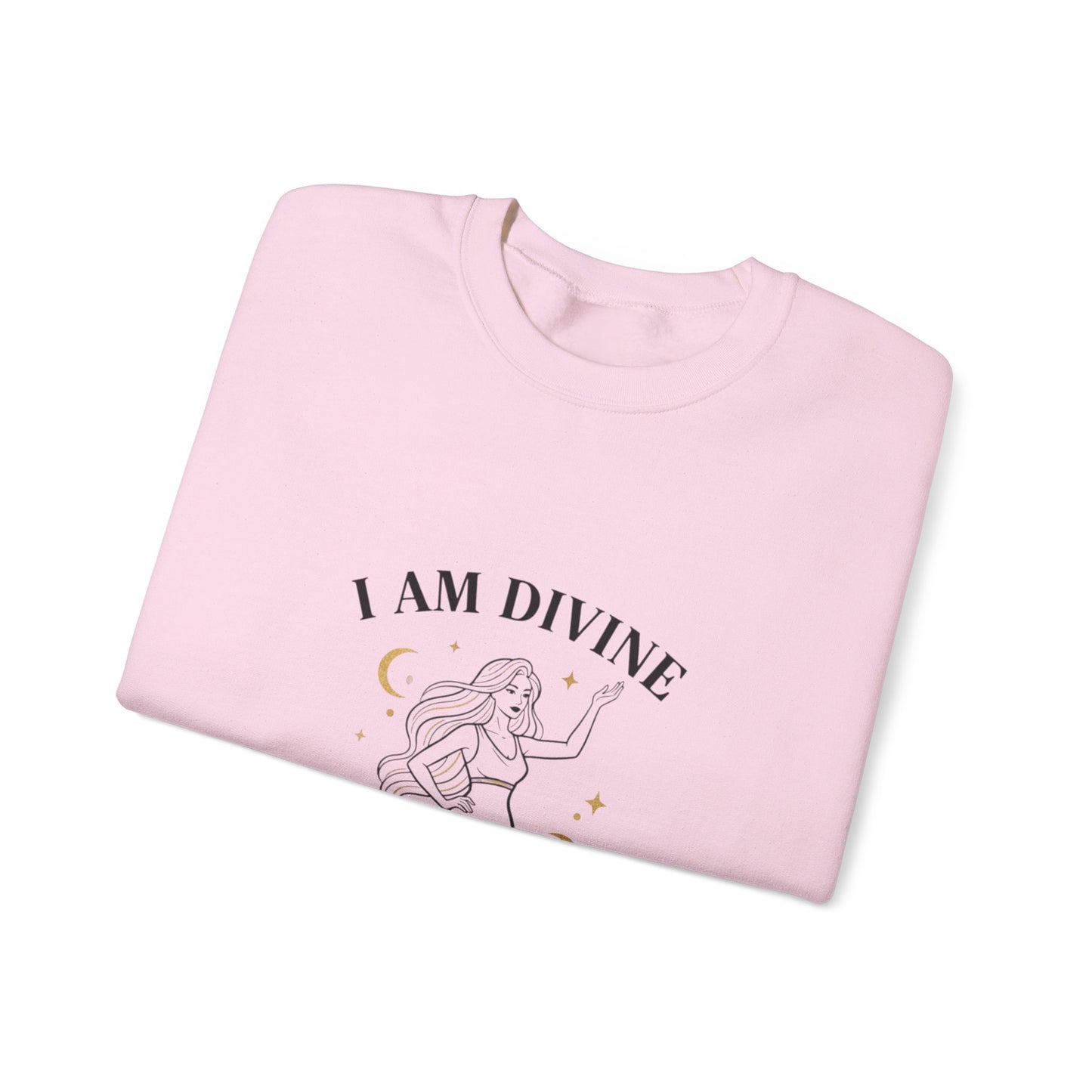 I Am Divine Goddess Sweatshirt | manifest goddess, feminine empowerment