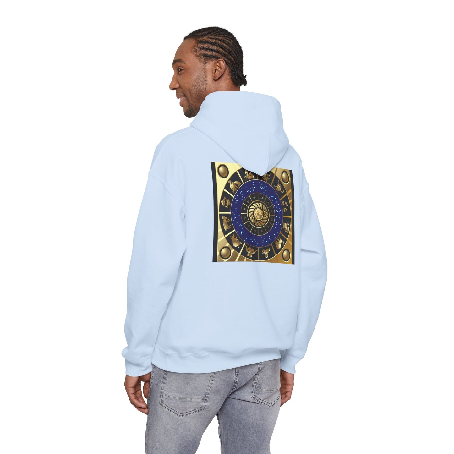 Cancer Zodiac Hoodie — Gold Crab Astrology Sweatshirt