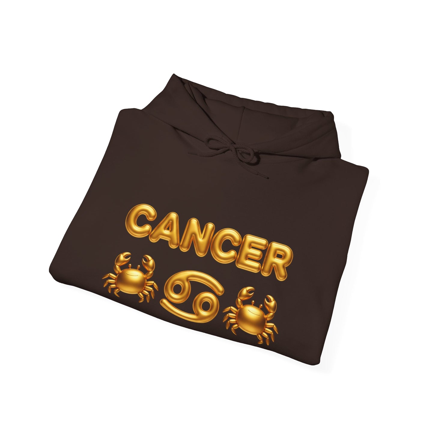 Cancer Zodiac Hoodie — Gold Crab Astrology Sweatshirt
