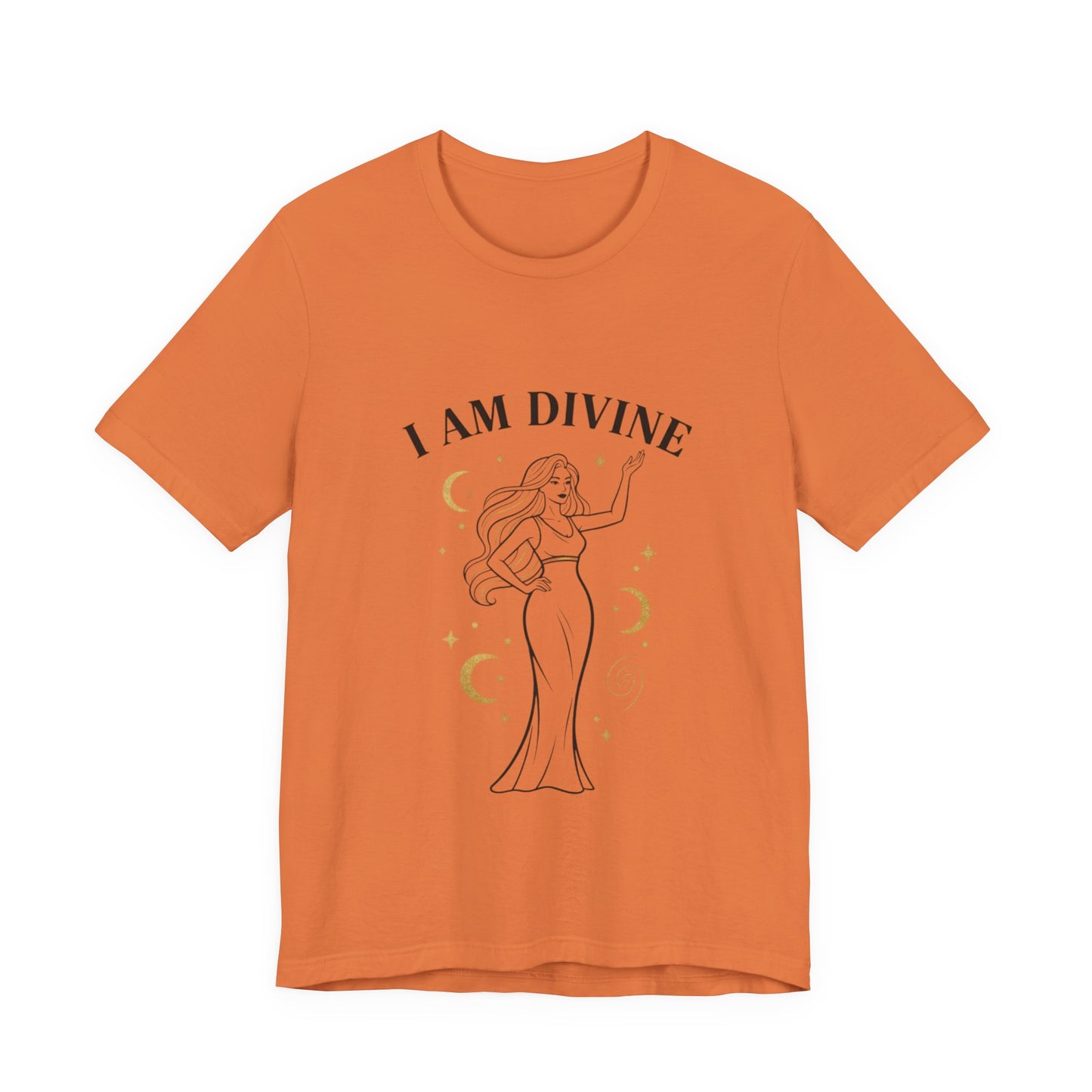 I Am Divine tee | Goddess affirmation shirt, manifest goddess vibe