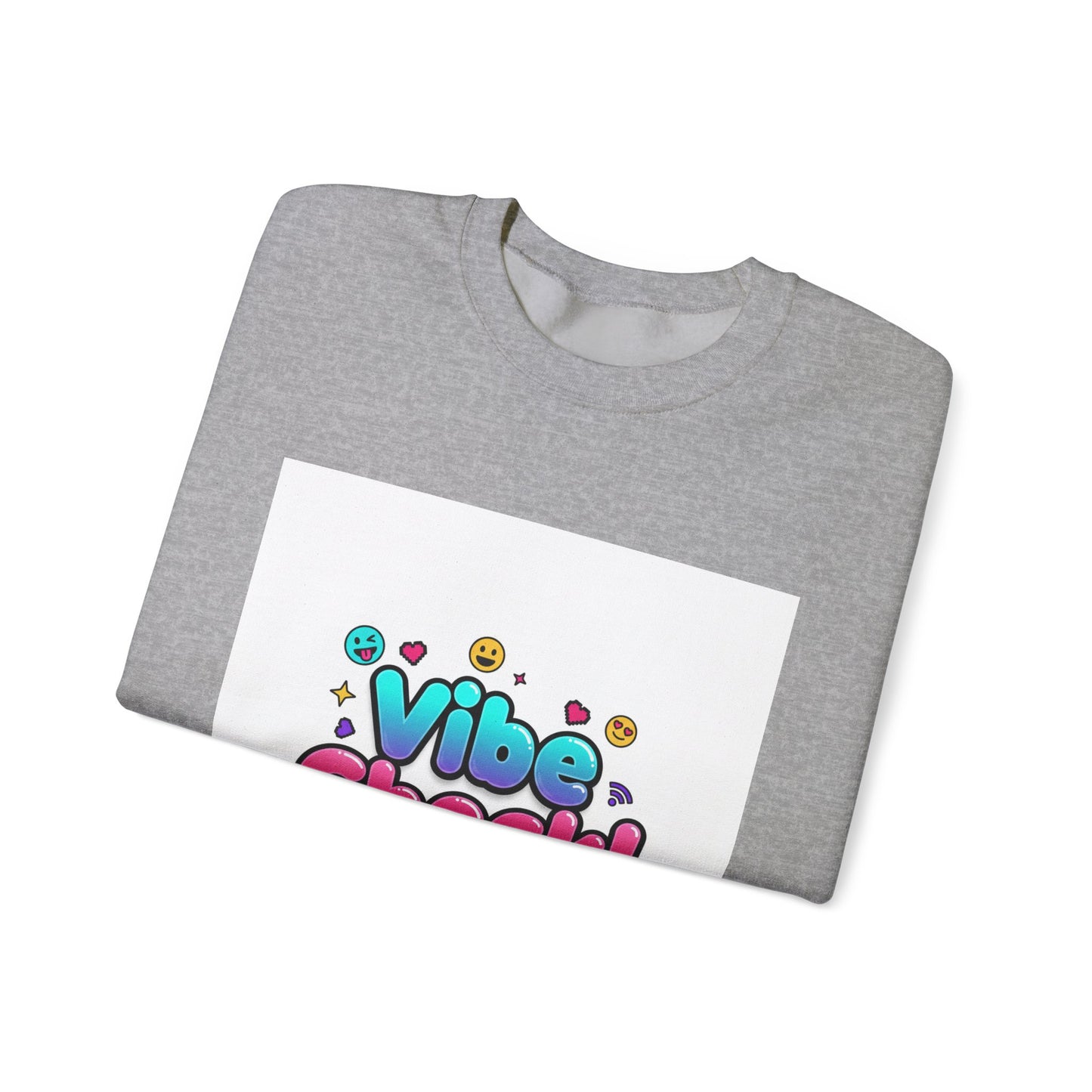Vibe Check! Crewneck Sweatshirt | Gen-Z Slang, Meme Typography