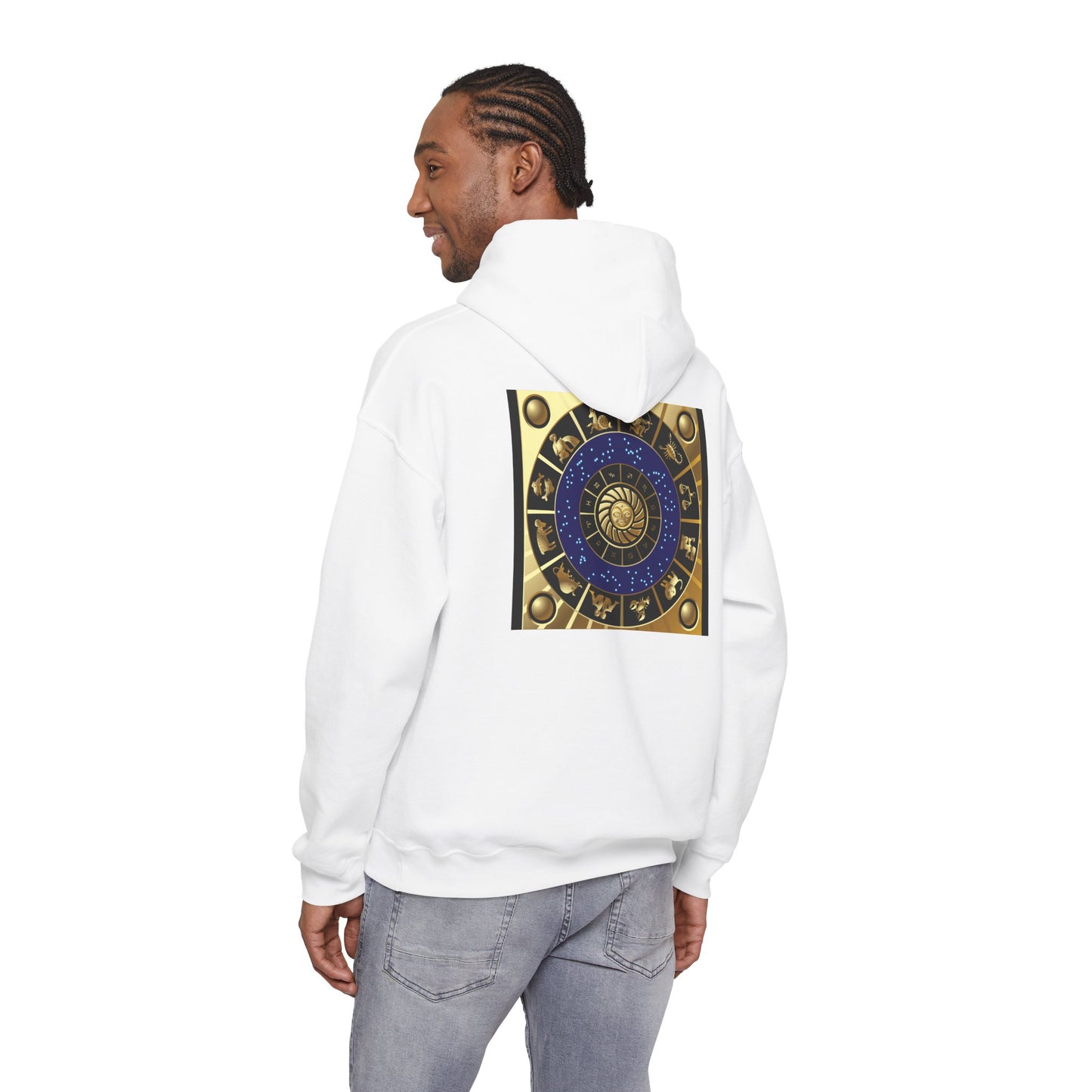 Cancer Zodiac Hoodie — Gold Crab Astrology Sweatshirt