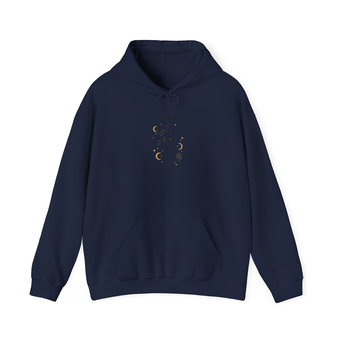 I Am Divine Hoodie | goddess manifest, mythic empowerment