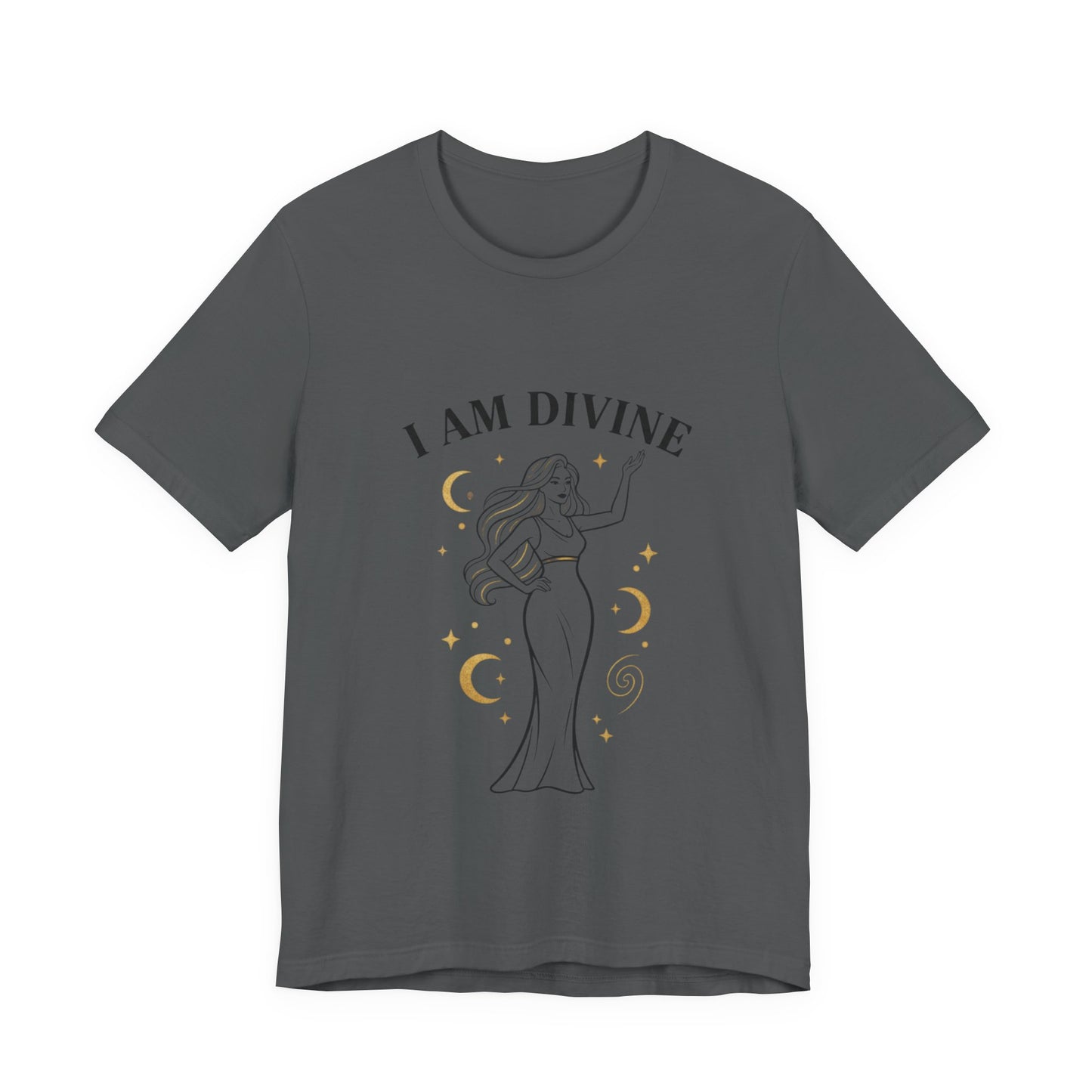 I Am Divine tee | Goddess affirmation shirt, manifest goddess vibe