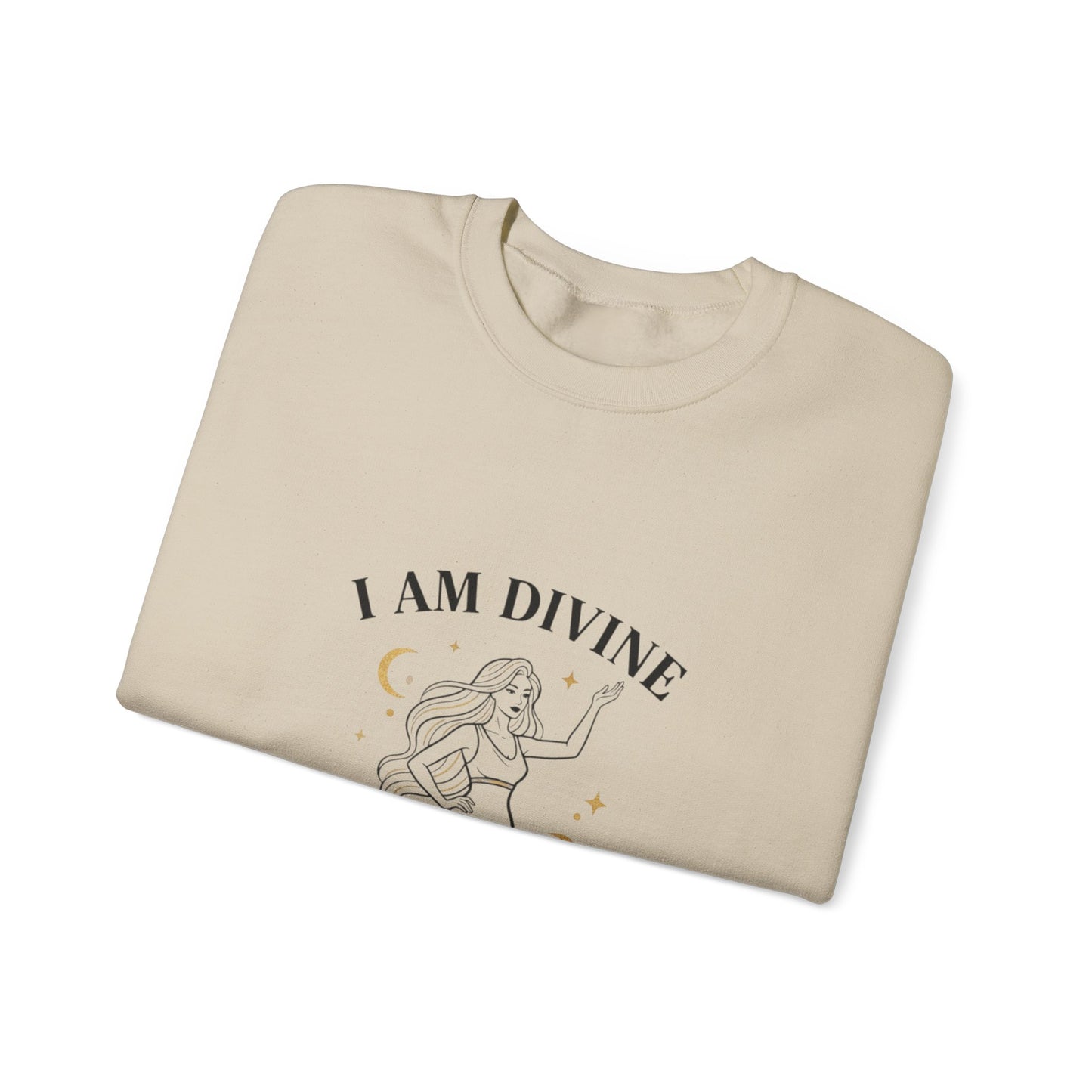 I Am Divine Goddess Sweatshirt | manifest goddess, feminine empowerment