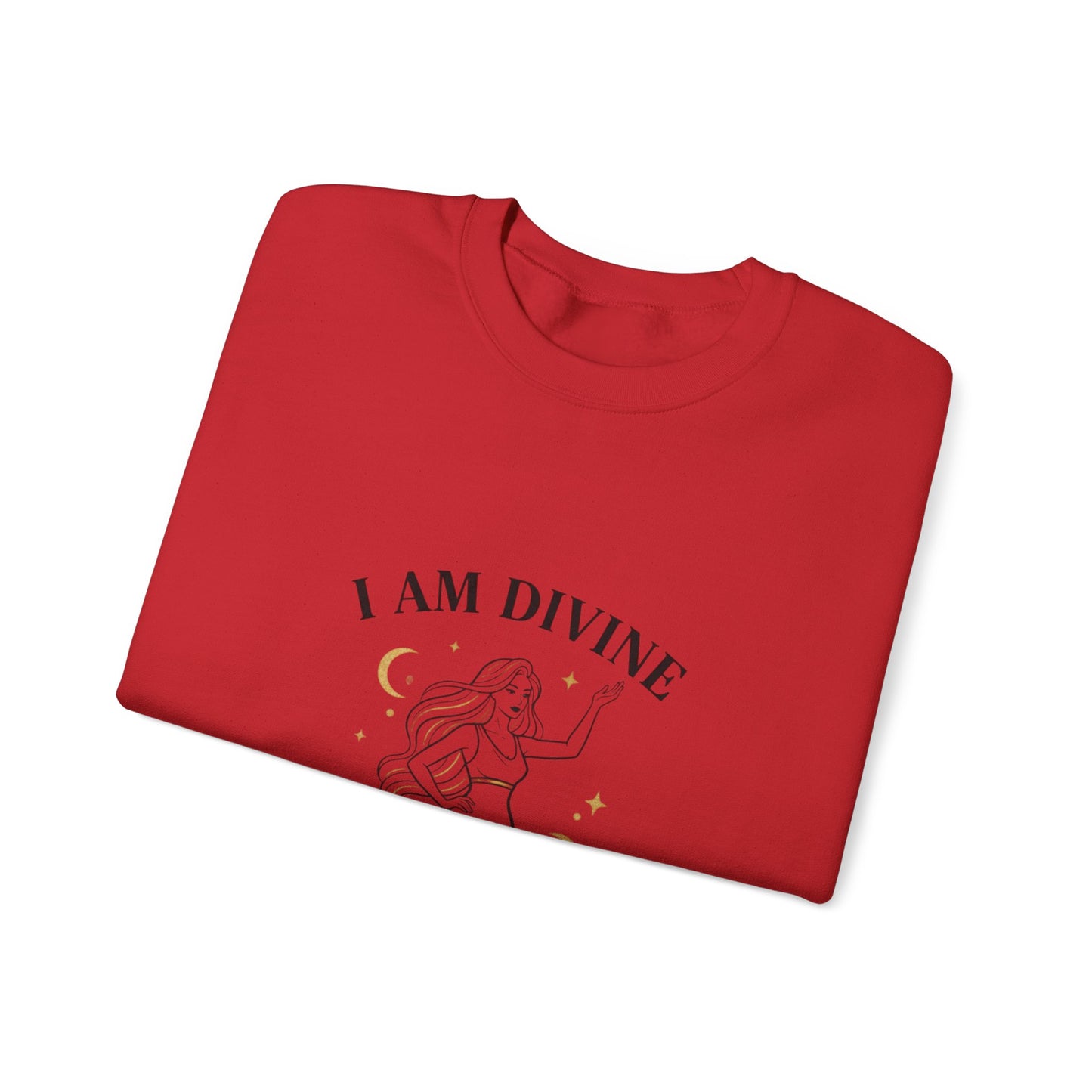 I Am Divine Goddess Sweatshirt | manifest goddess, feminine empowerment