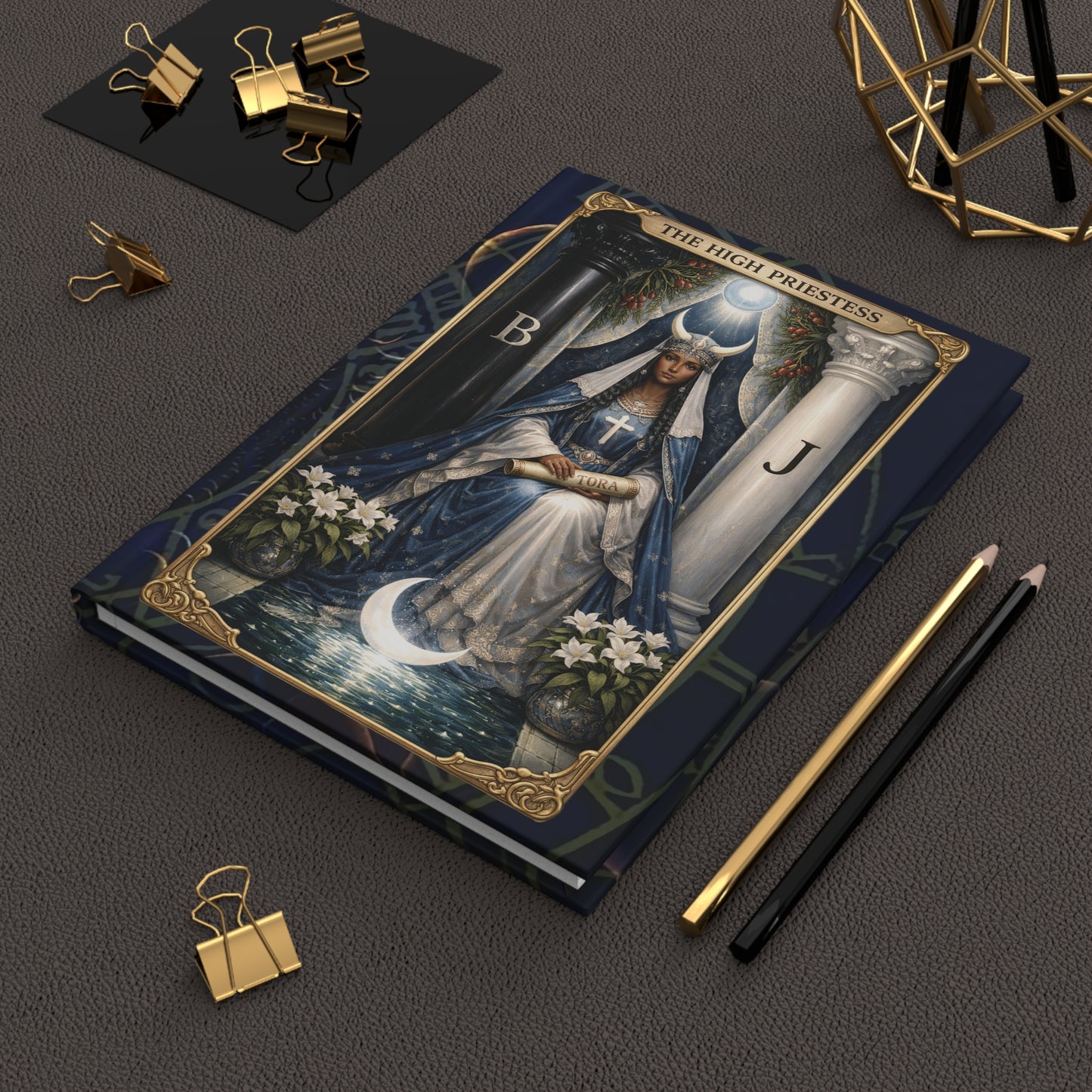 High Priestess Tarot Hardcover Journal