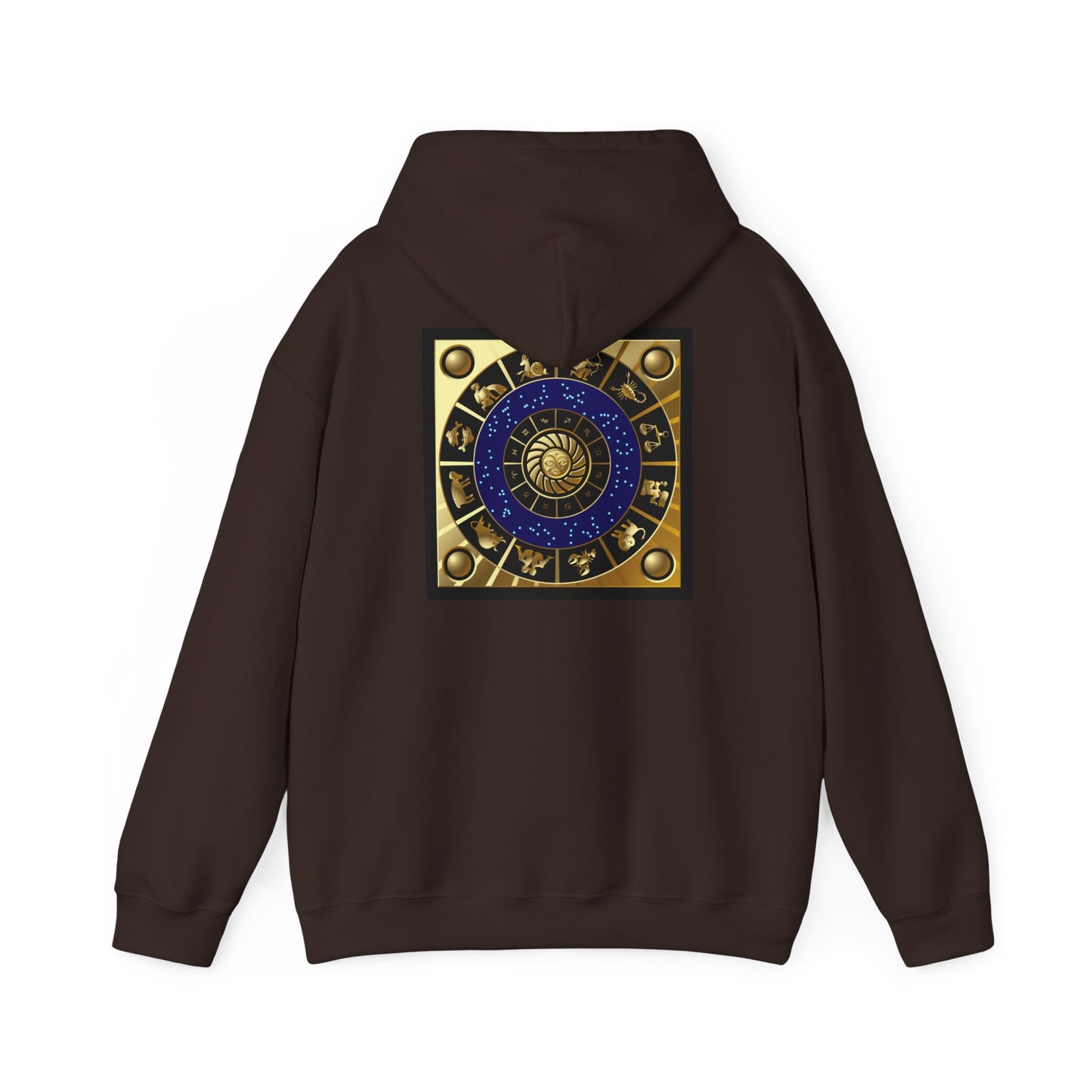 Libra Zodiac Hoodie — Gold Scales Astrology Pullover