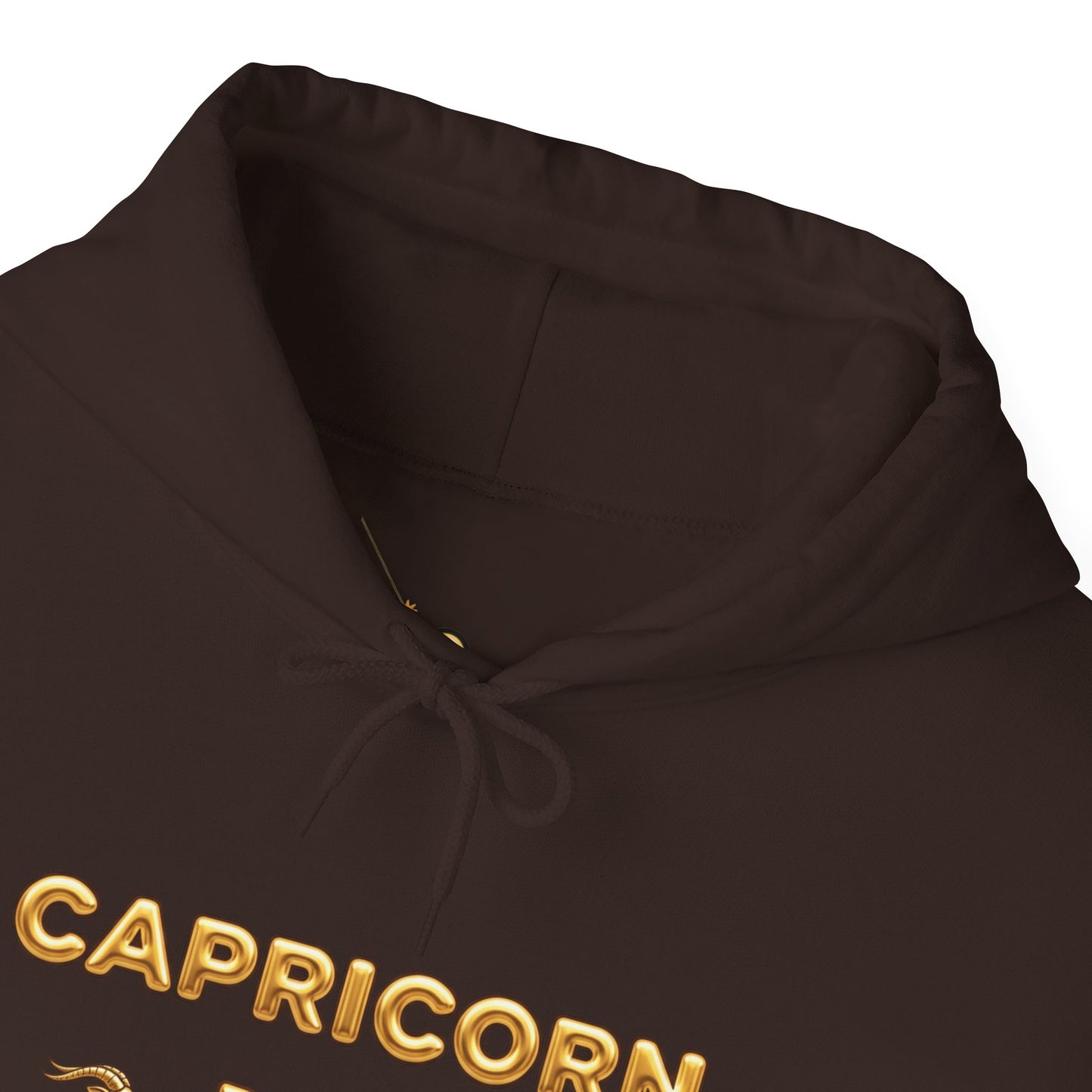 Capricorn Gold Zodiac Hoodie — Astrological Horoscope Sweatshirt