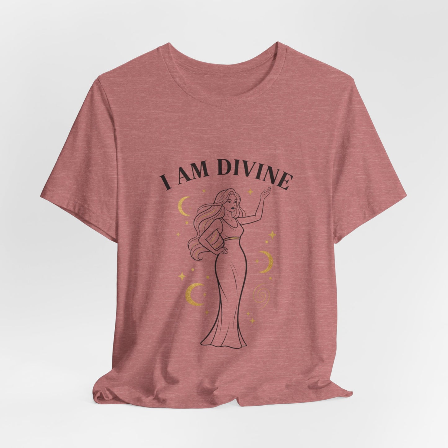 I Am Divine tee | Goddess affirmation shirt, manifest goddess vibe