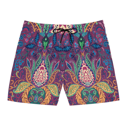 Bohemian Paisley Swim Shorts