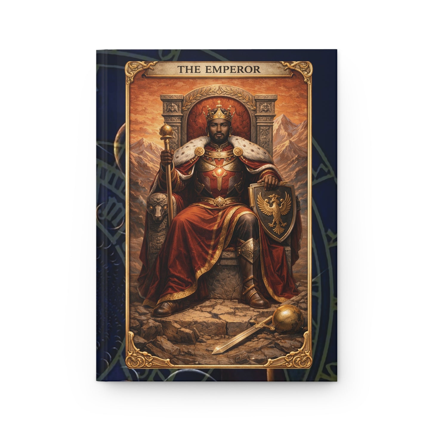 Emperor Tarot Hardcover Journal